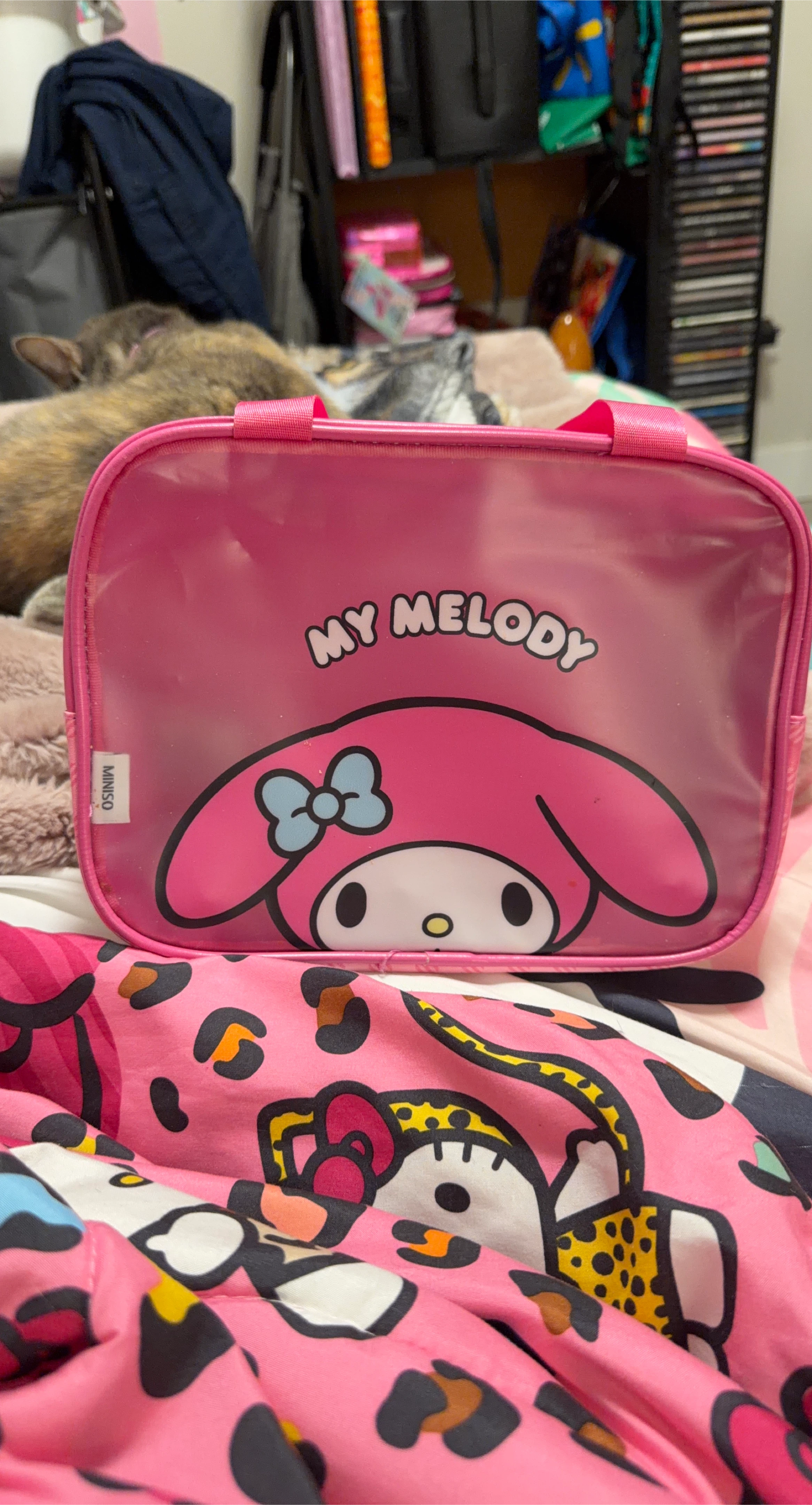My Melody Miniso Pink Lunch Bag thumbnail