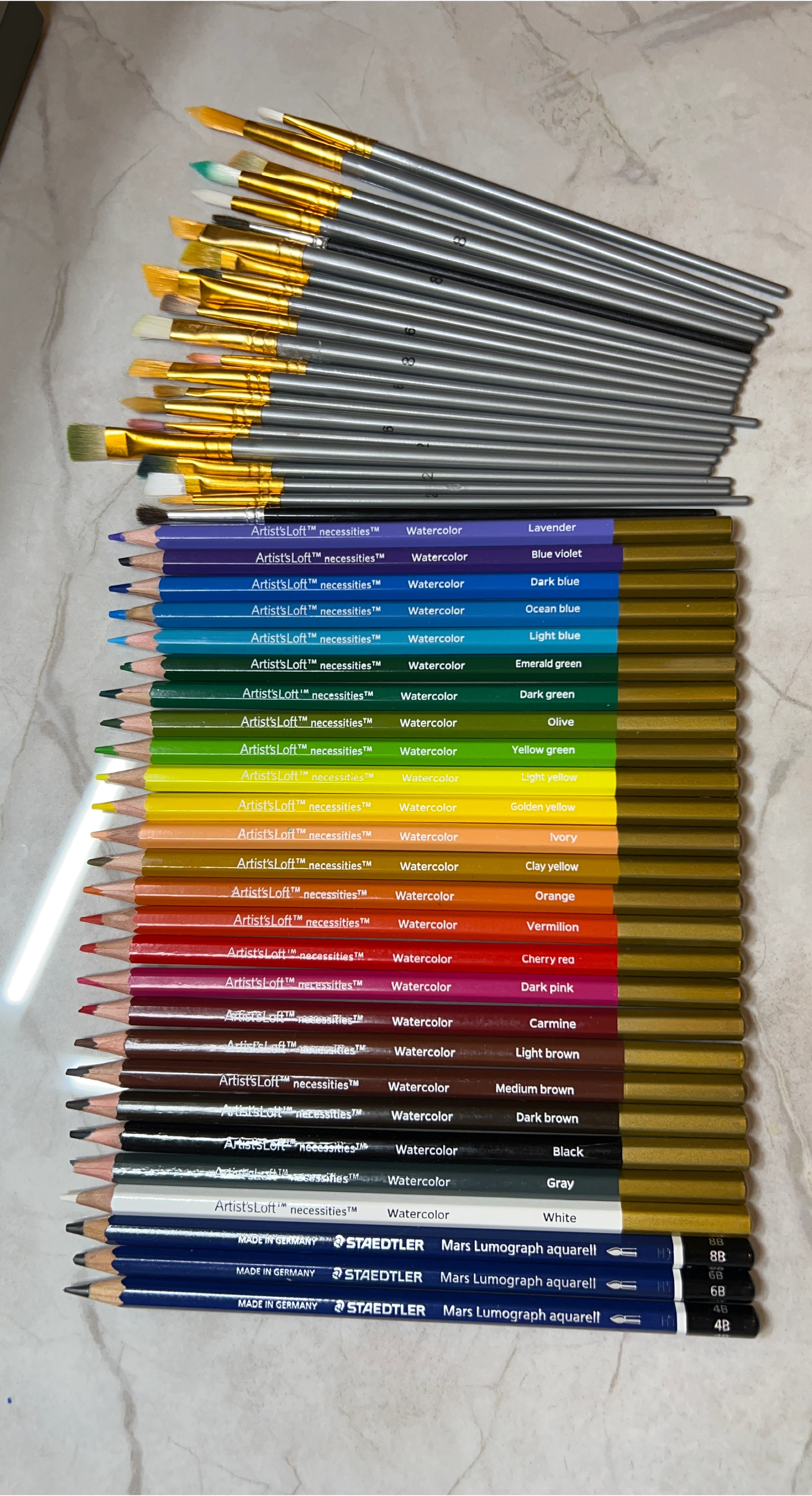 Artist's Loft & Staedtler Watercolor Pencils & Brushes thumbnail