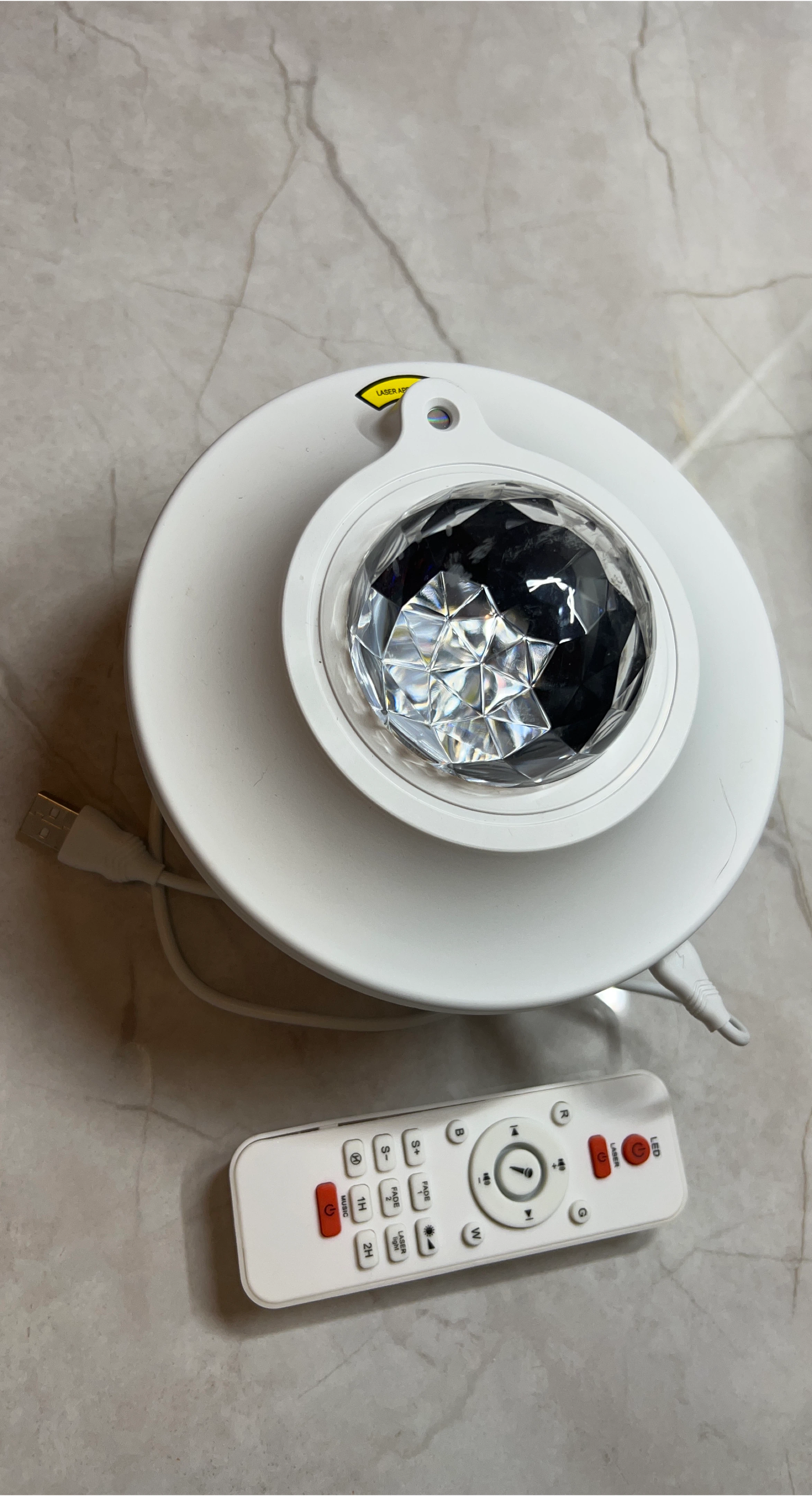 White Star Projector with Remote thumbnail