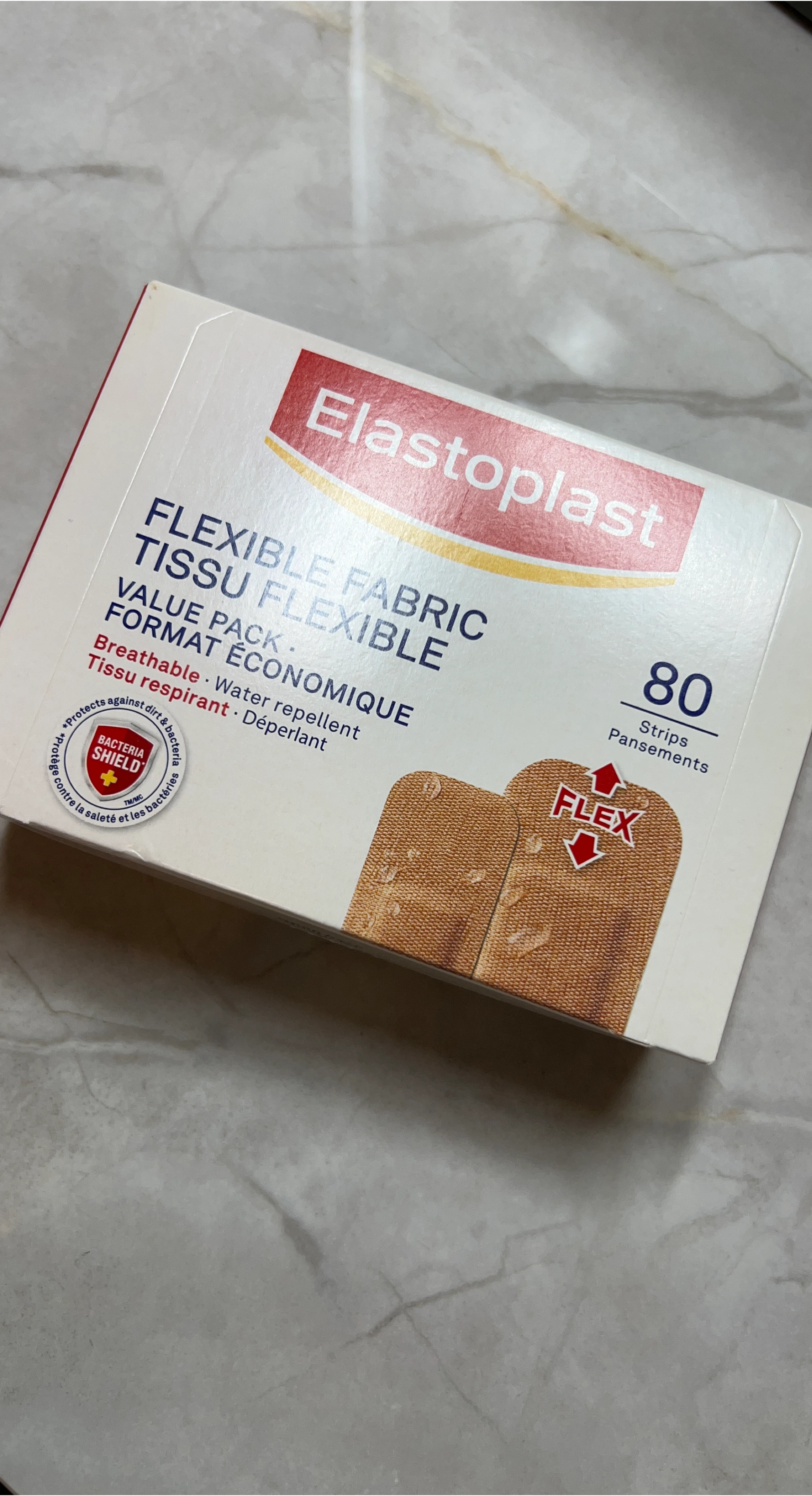 Elastoplast Flexible Fabric Bandages - 80 Strips thumbnail