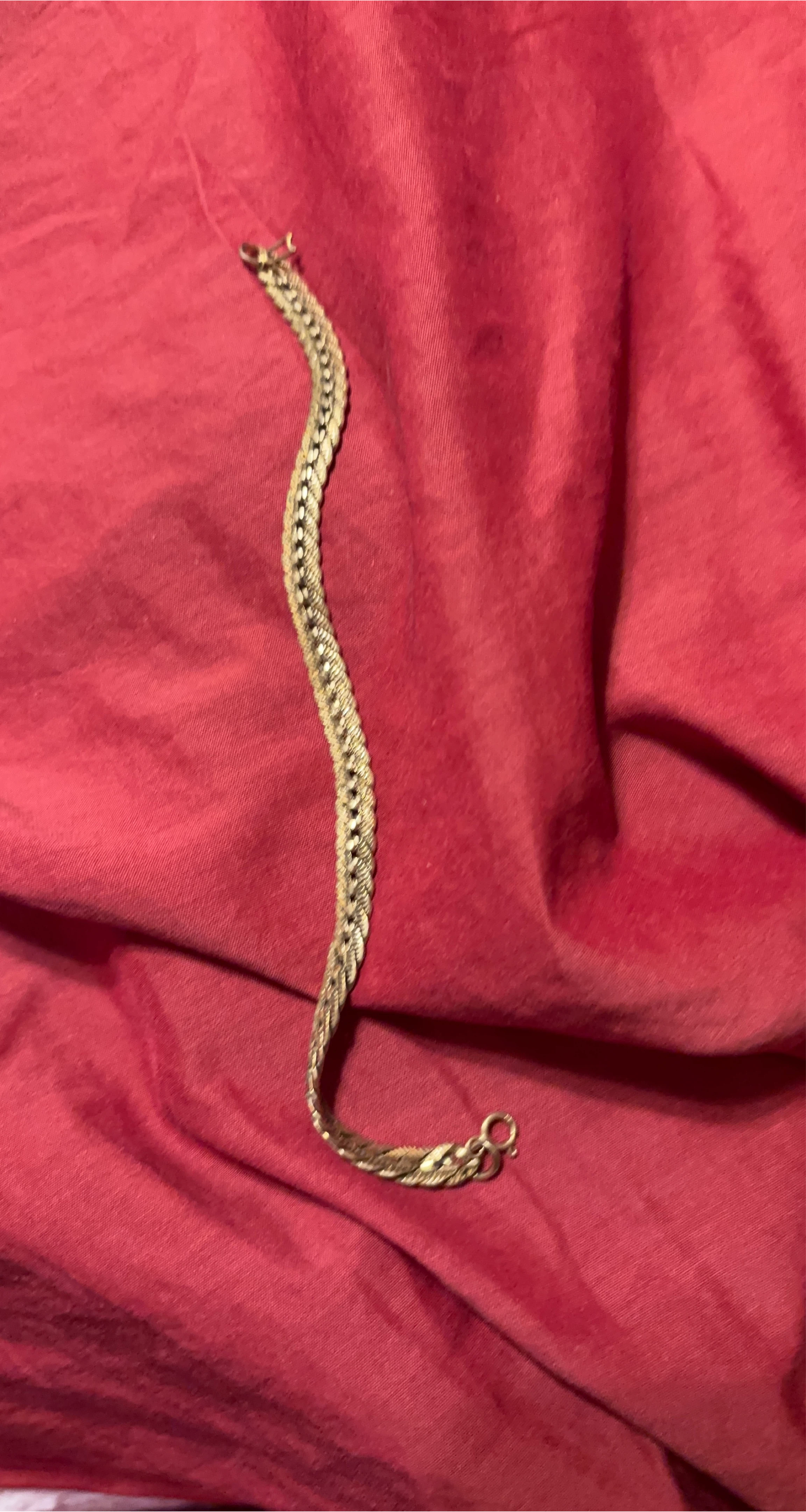 Gold Tone Braided Bracelet thumbnail