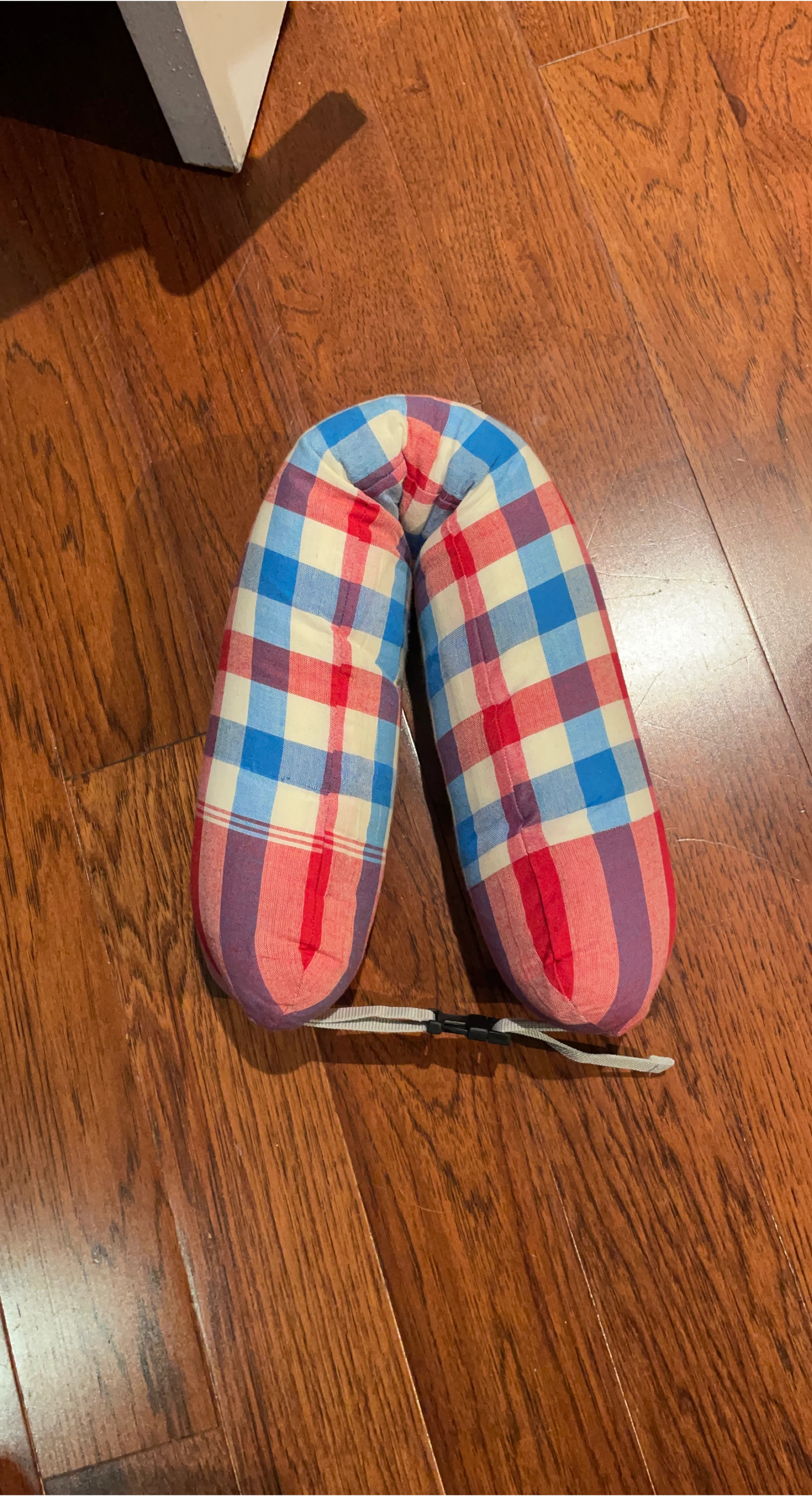 Plaid Travel Neck Pillow