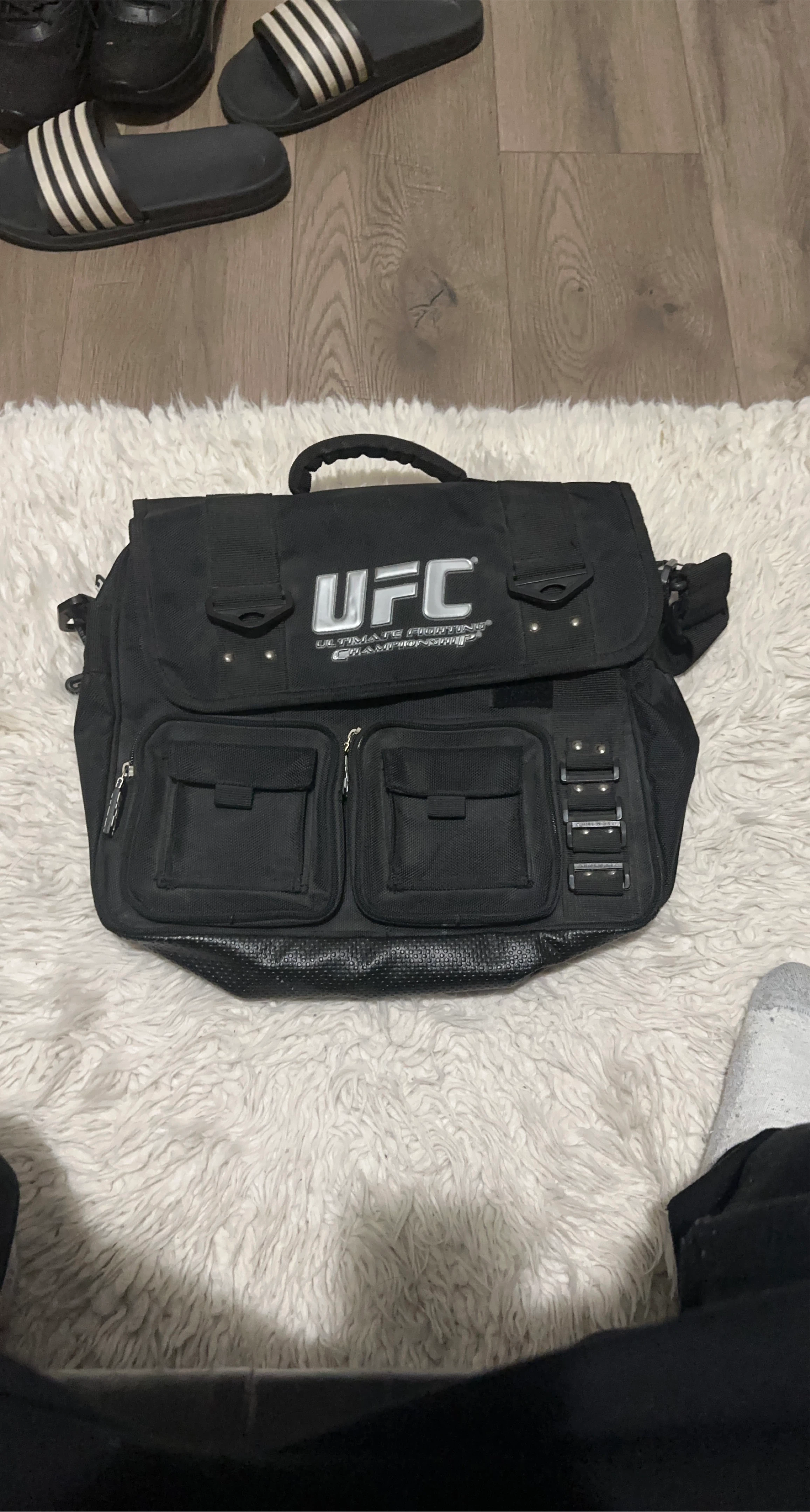 UFC Black Messenger Bag thumbnail