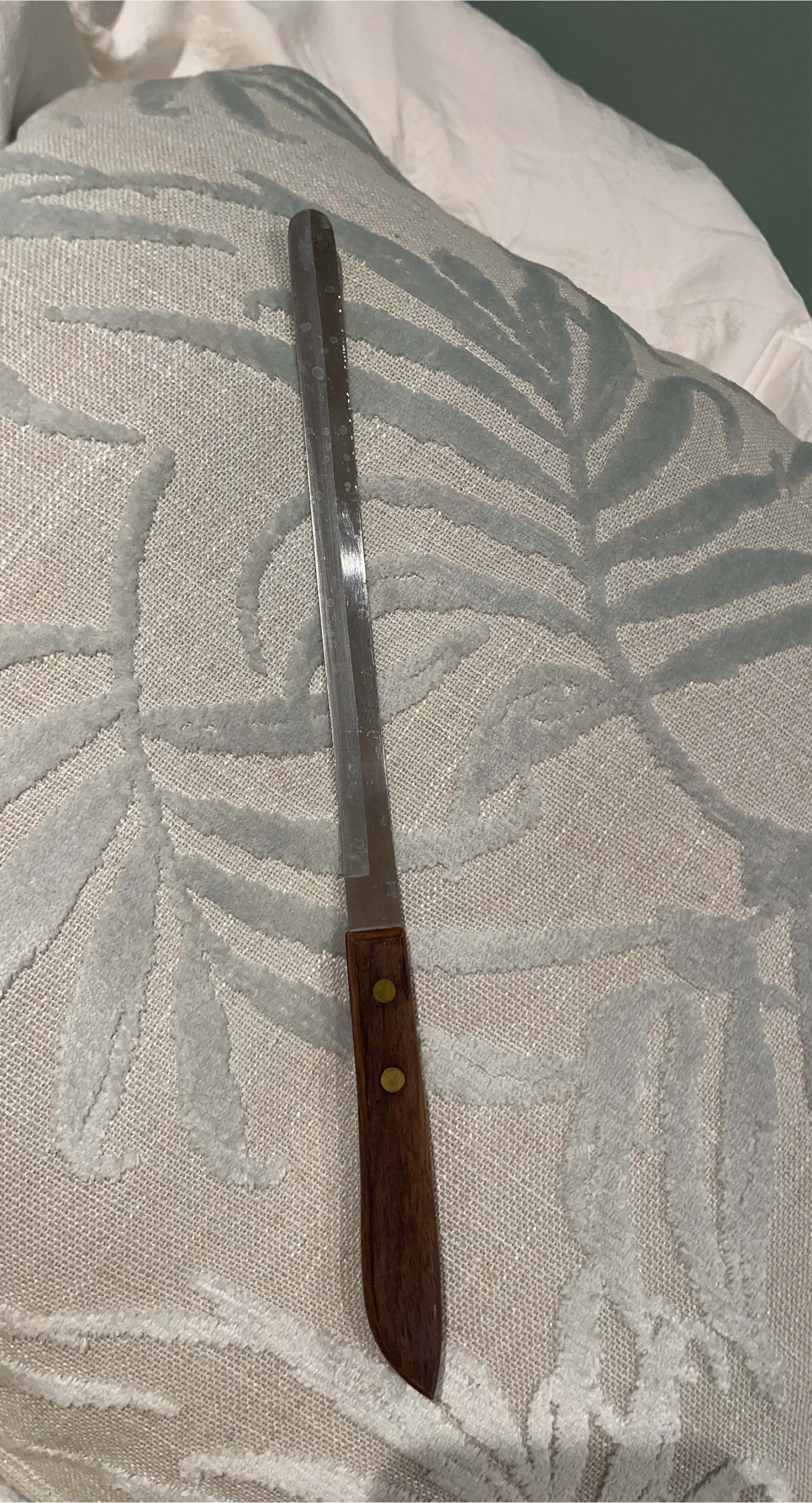 Vintage Stainless Steel Serrated Knife image indicator(1)