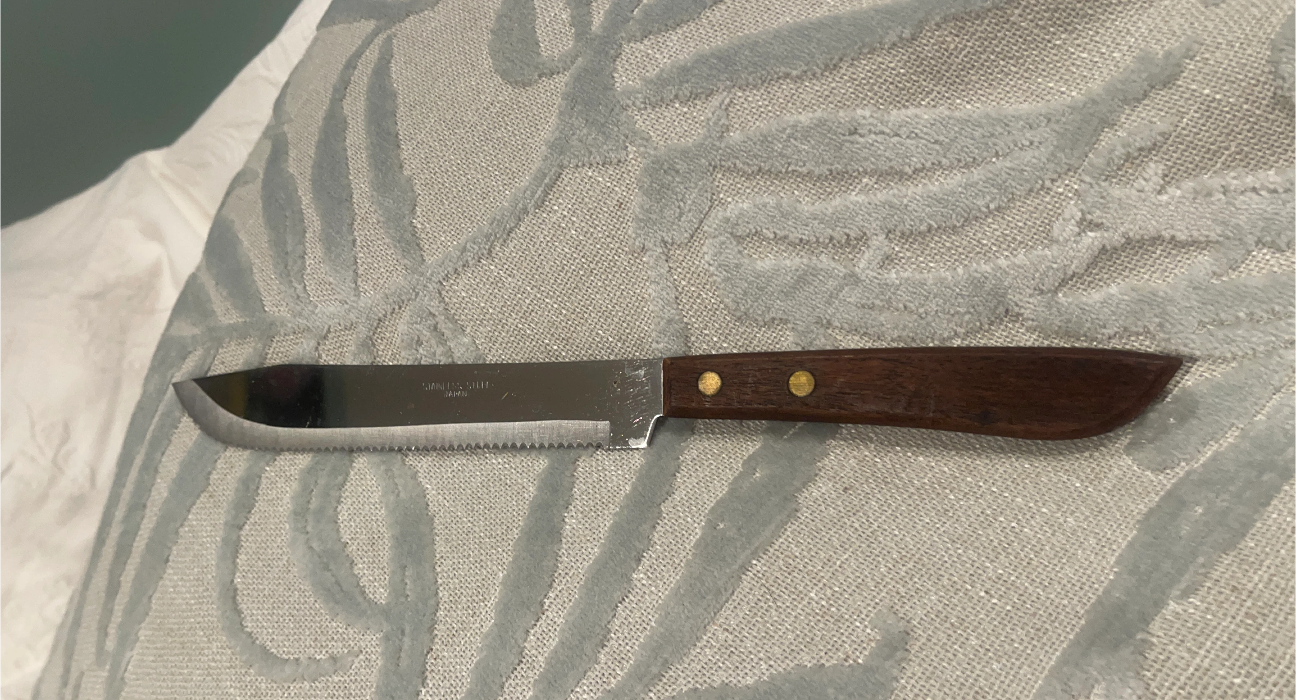 Vintage Stainless Steel Serrated Knife thumbnail