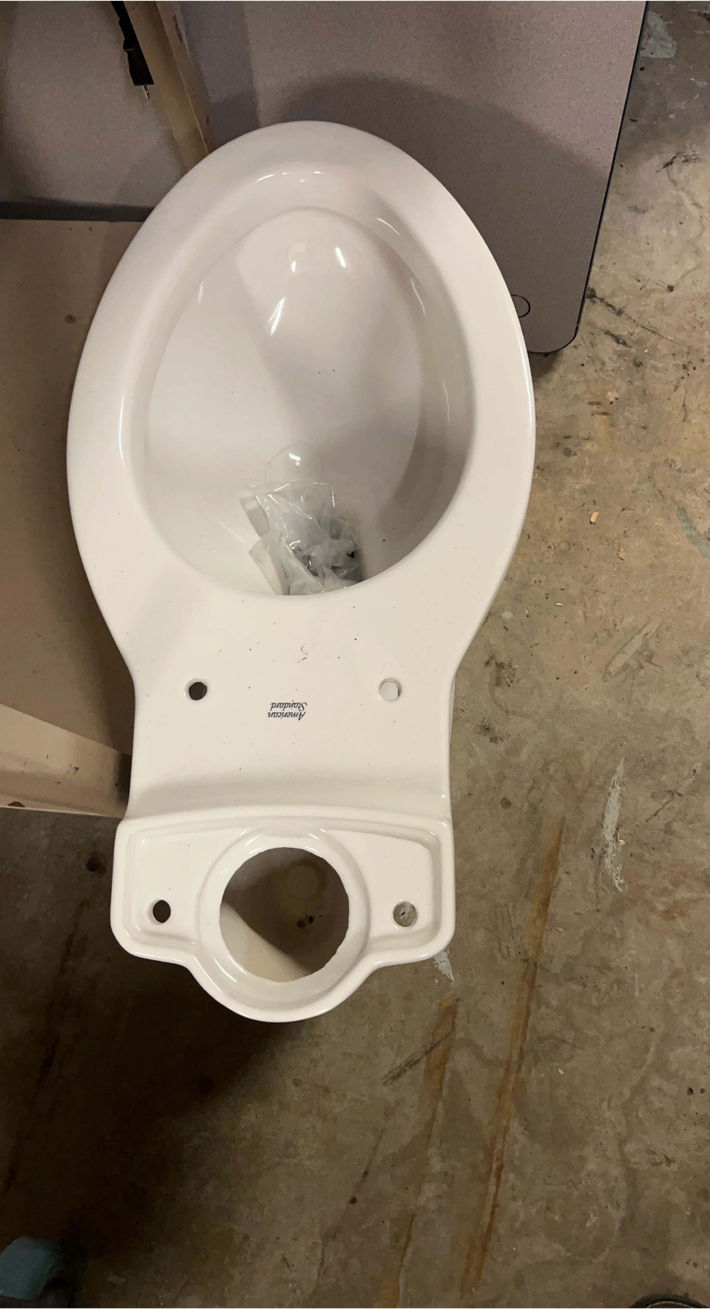 American Standard White Toilet Bowl