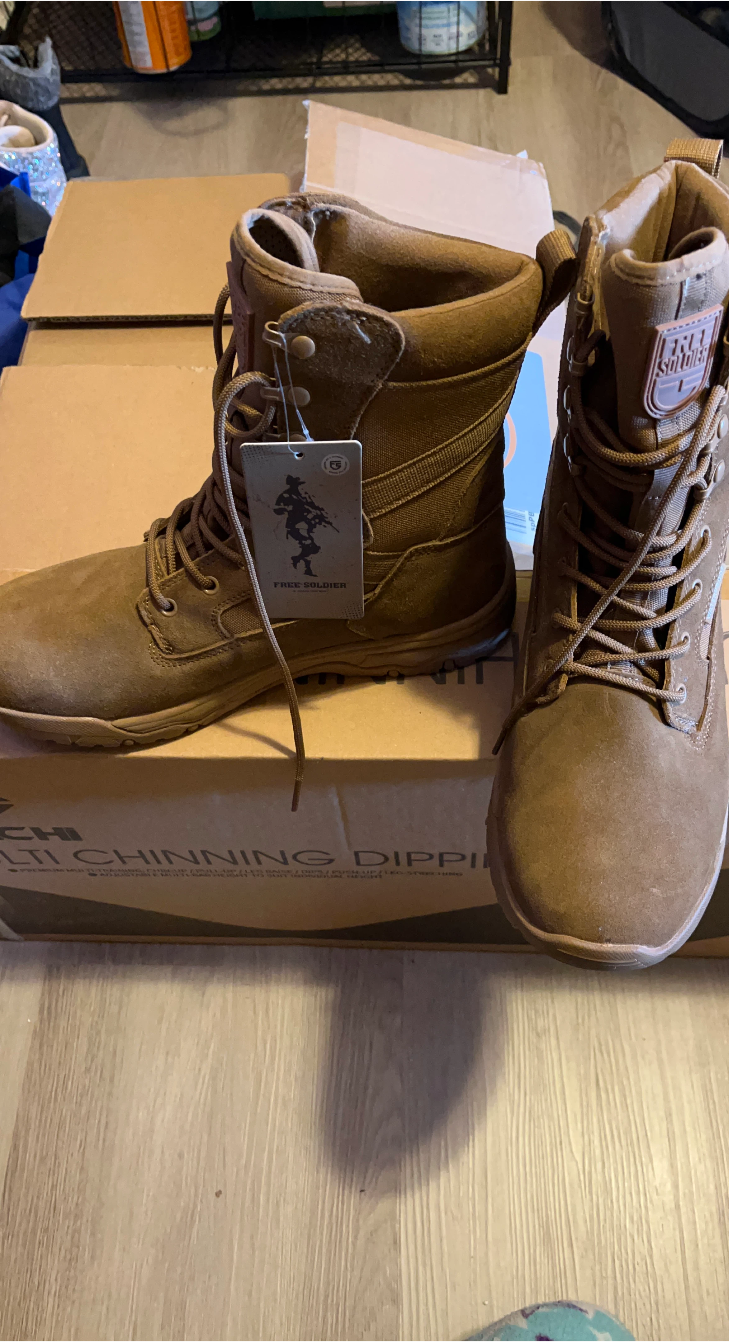 FREE SOLDIER Tactical Boots thumbnail