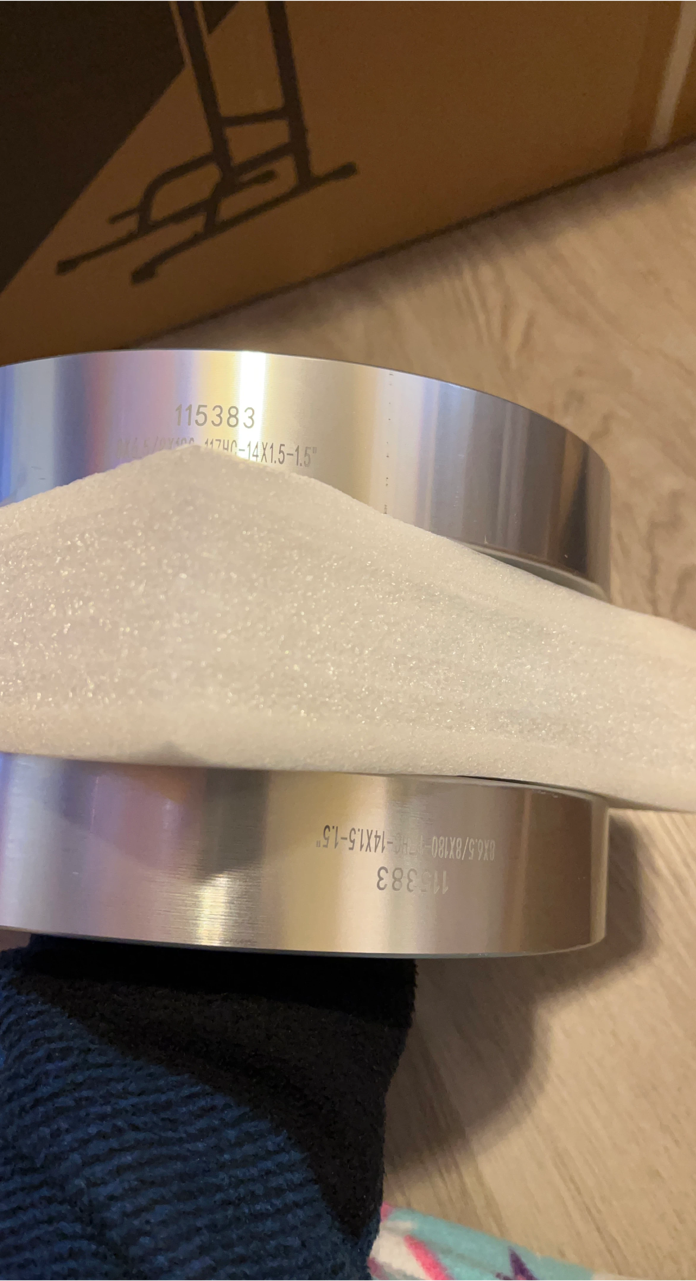 115383 Wheel Spacers 8x6.5/8x180-14x1.5-1.5" thumbnail