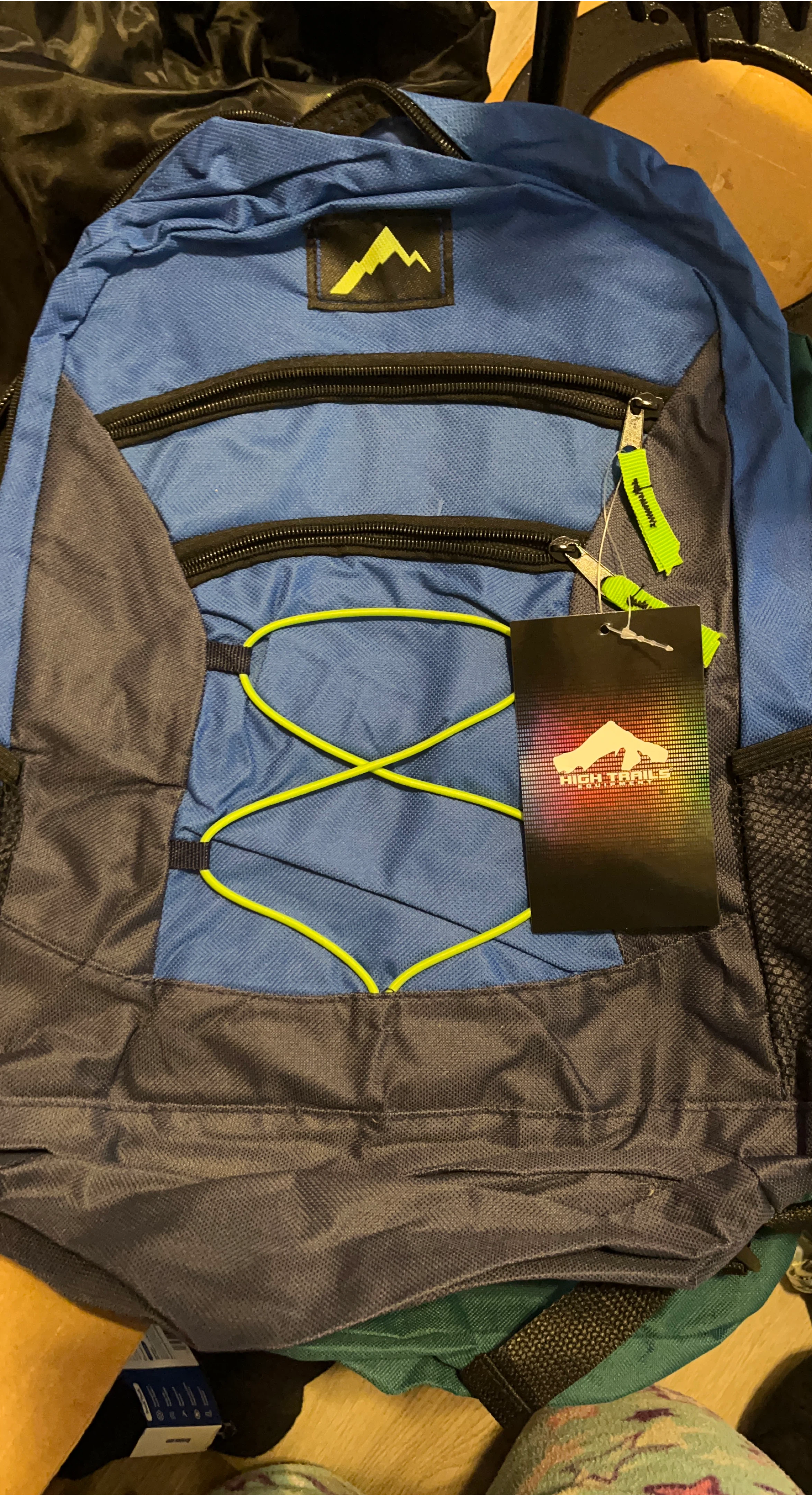 High Trails Backpack - Blue & Gray thumbnail