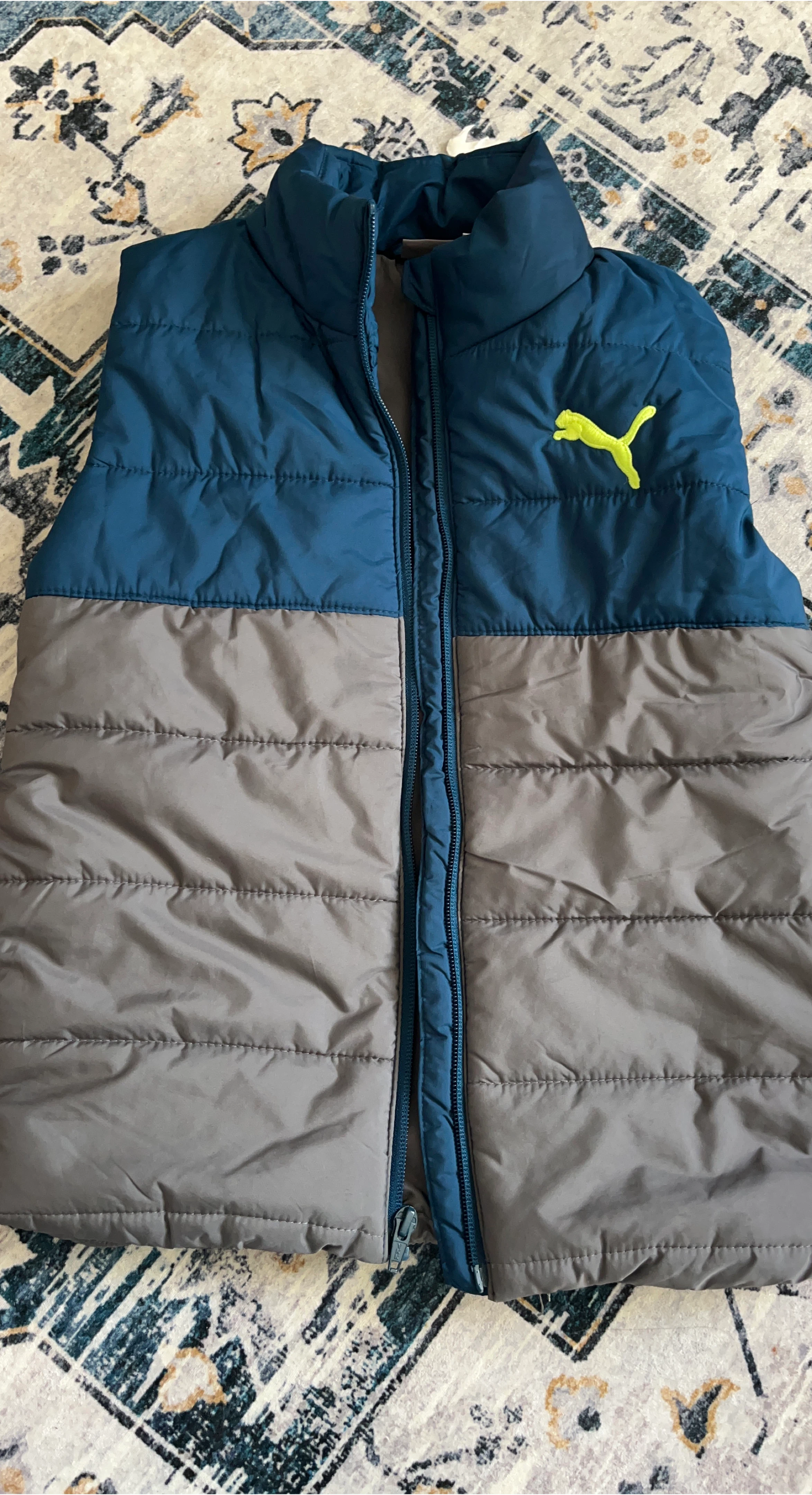 Puma Puffer Vest - Blue & Gray thumbnail