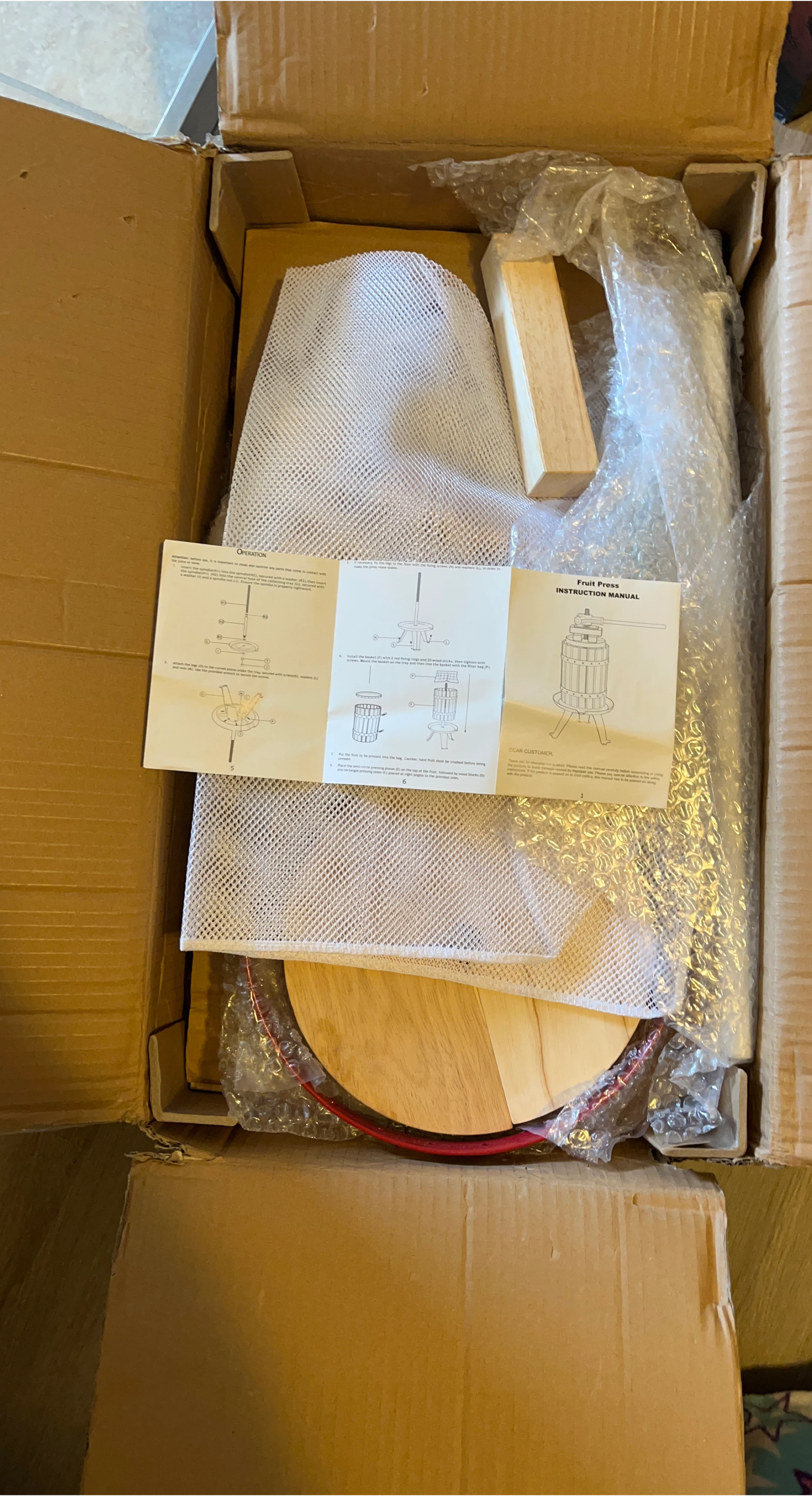 Fruit Press with Instruction Manual thumbnail