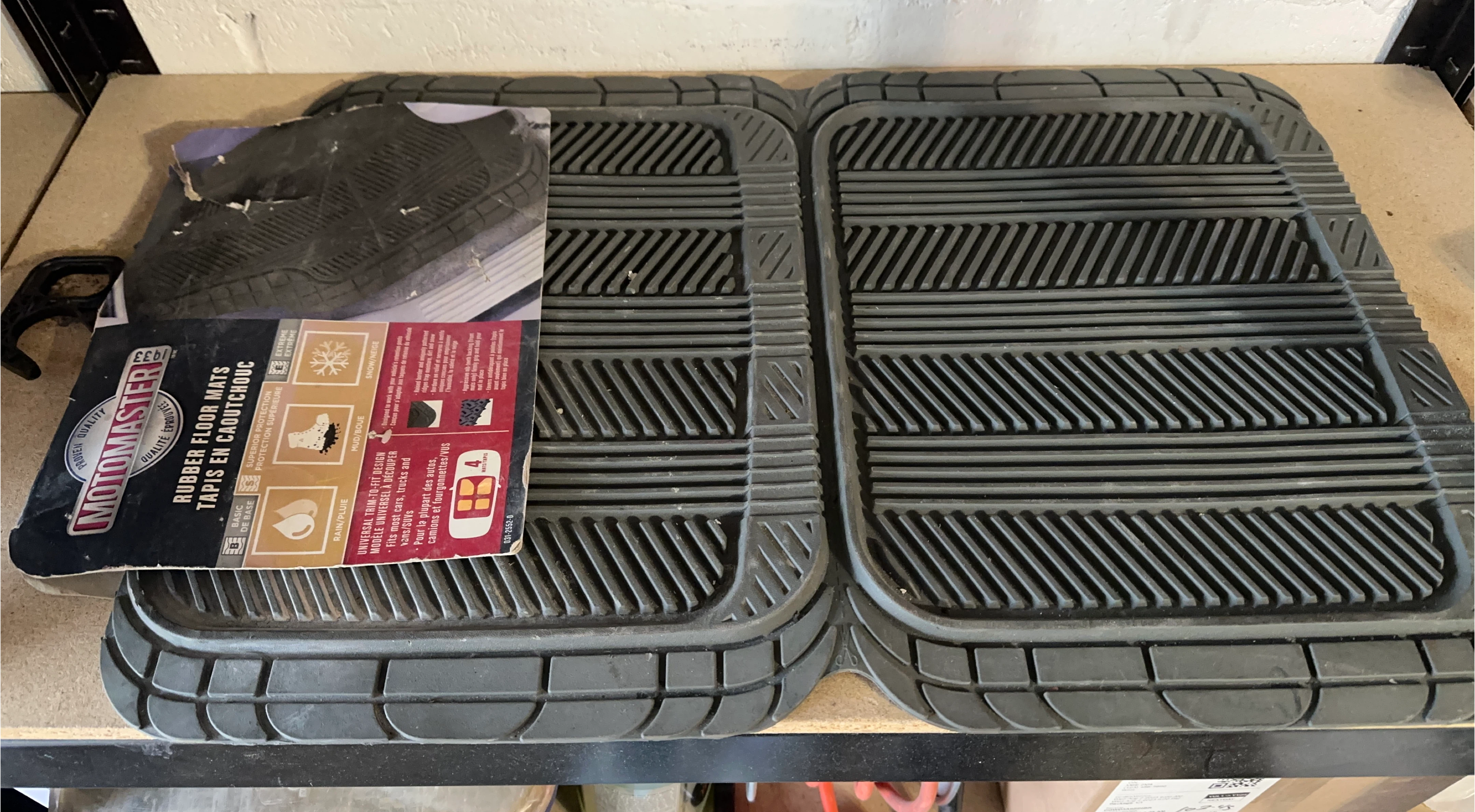 Motomaster Rubber Floor Mats - Universal Fit thumbnail