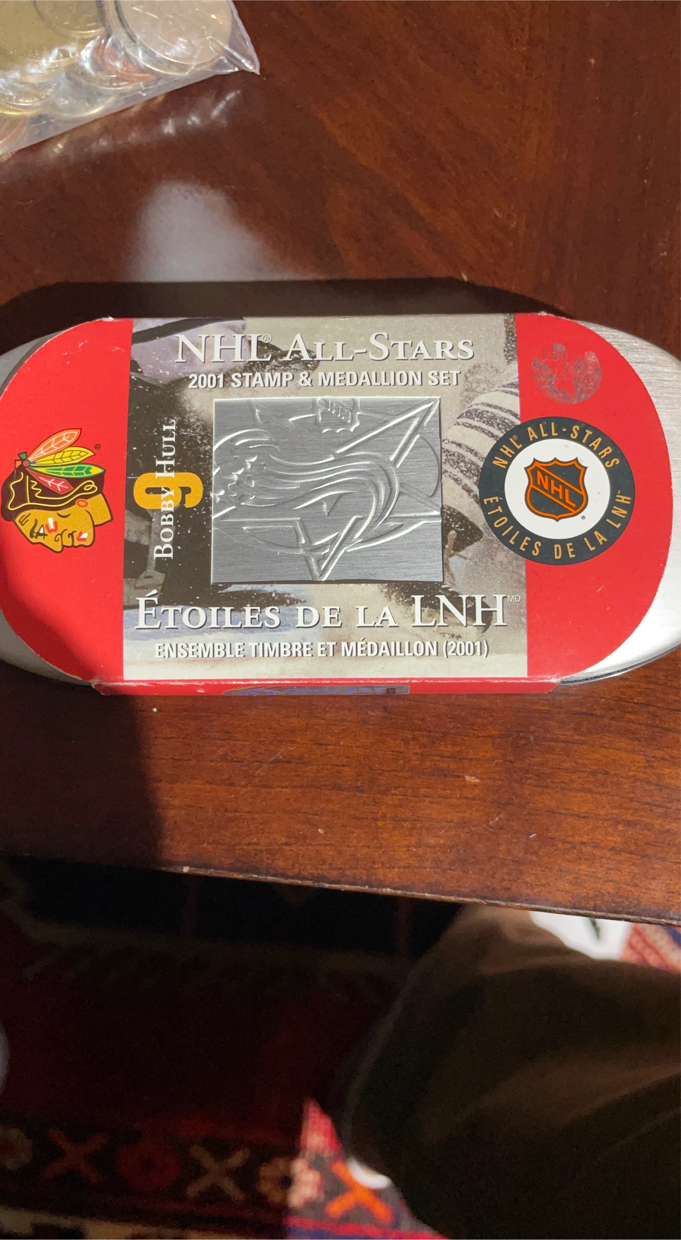 NHL All-Stars 2001 Stamp & Medallion Set thumbnail