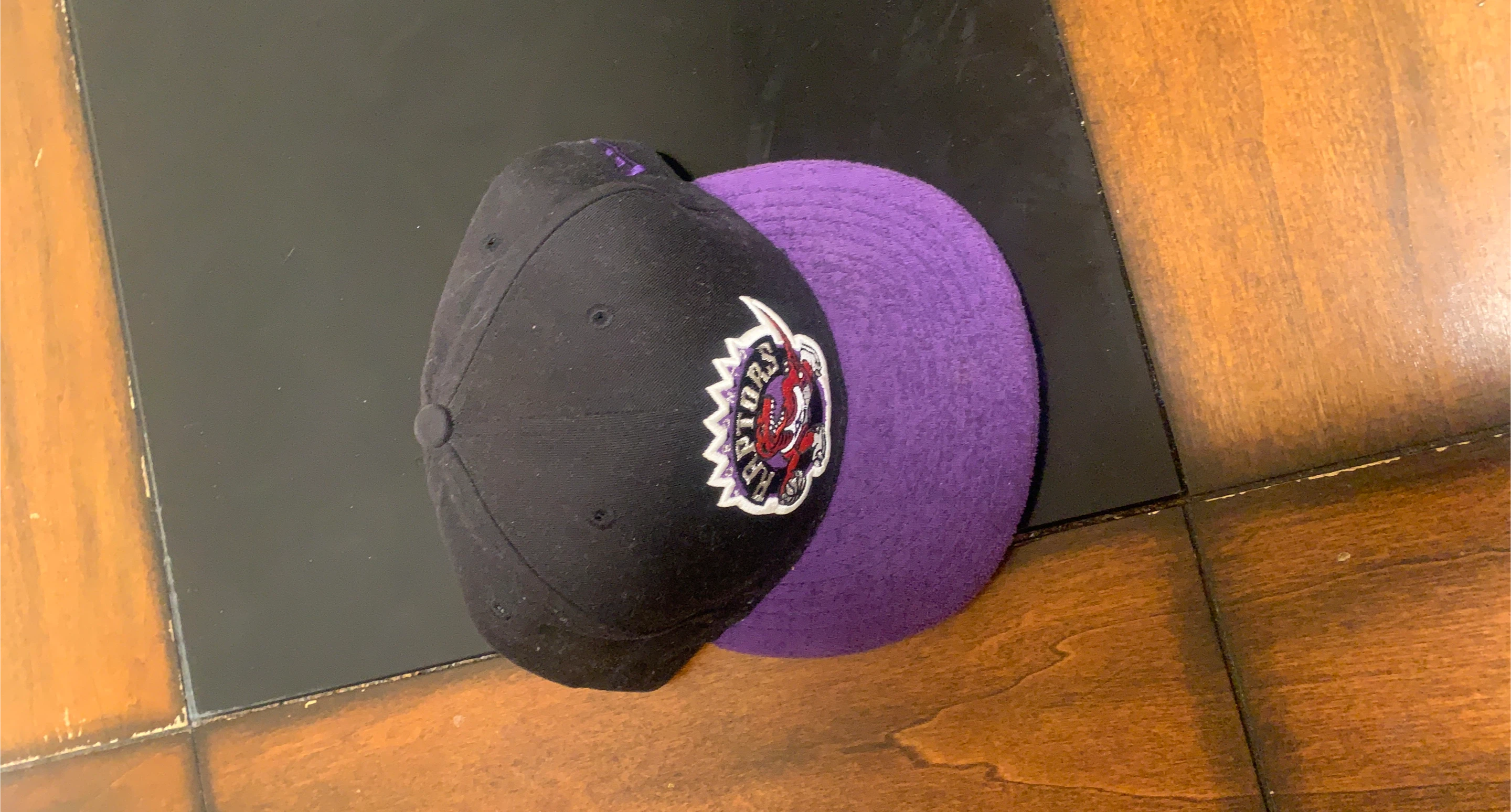 Toronto Raptors Hat - Black and Purple