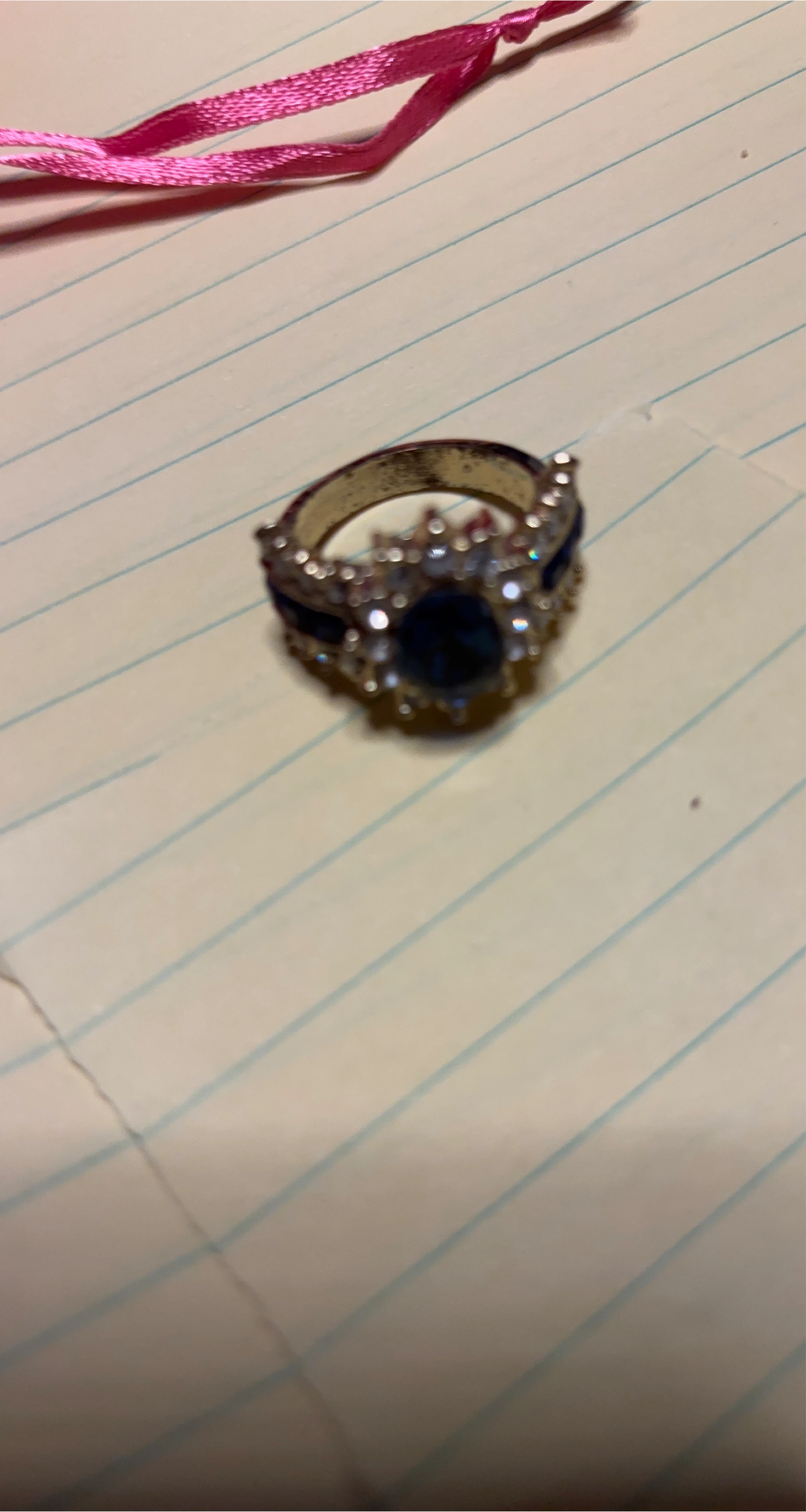 Ring with Blue Stone thumbnail