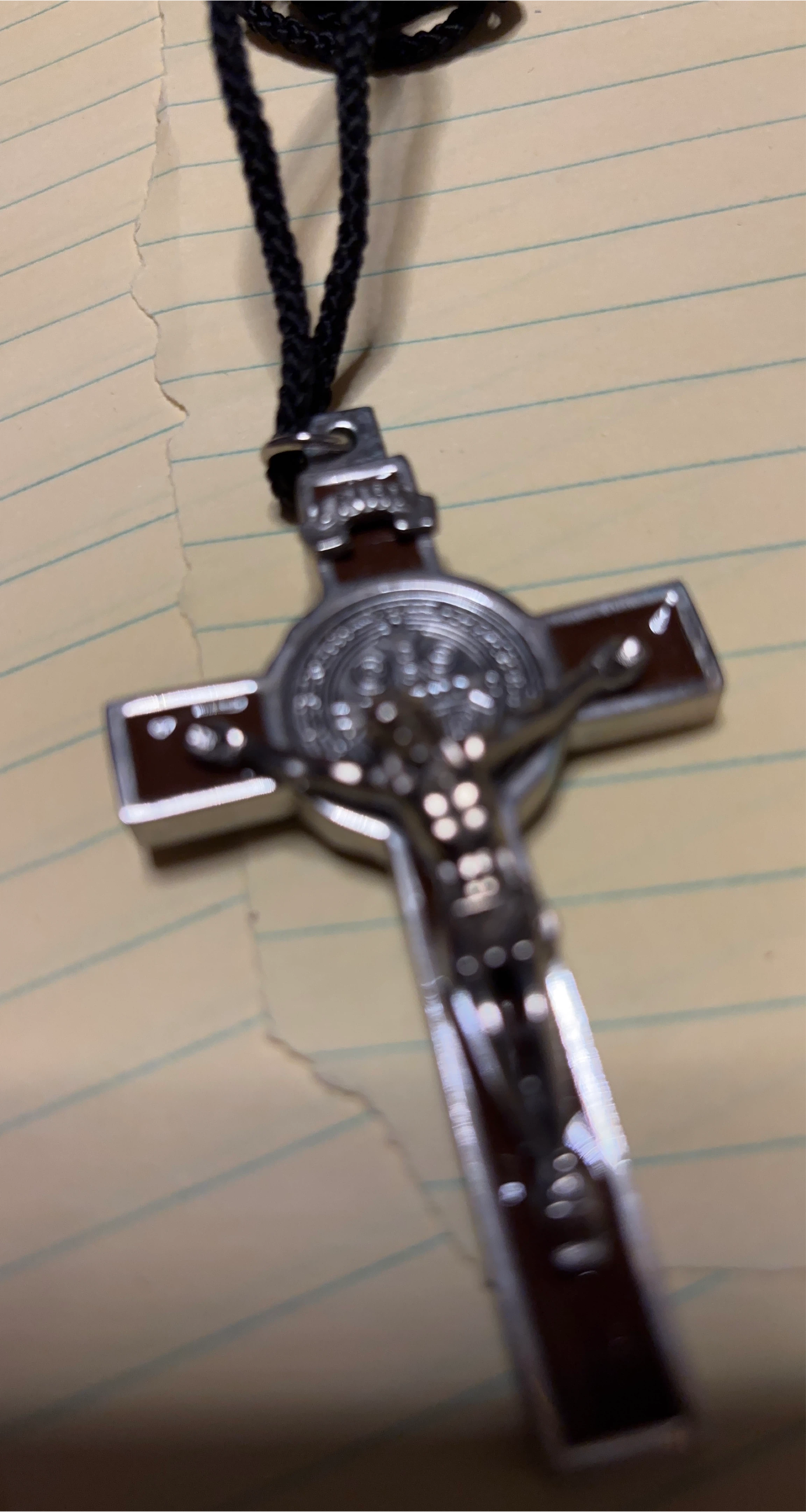 Silver Cross Pendant Necklace thumbnail