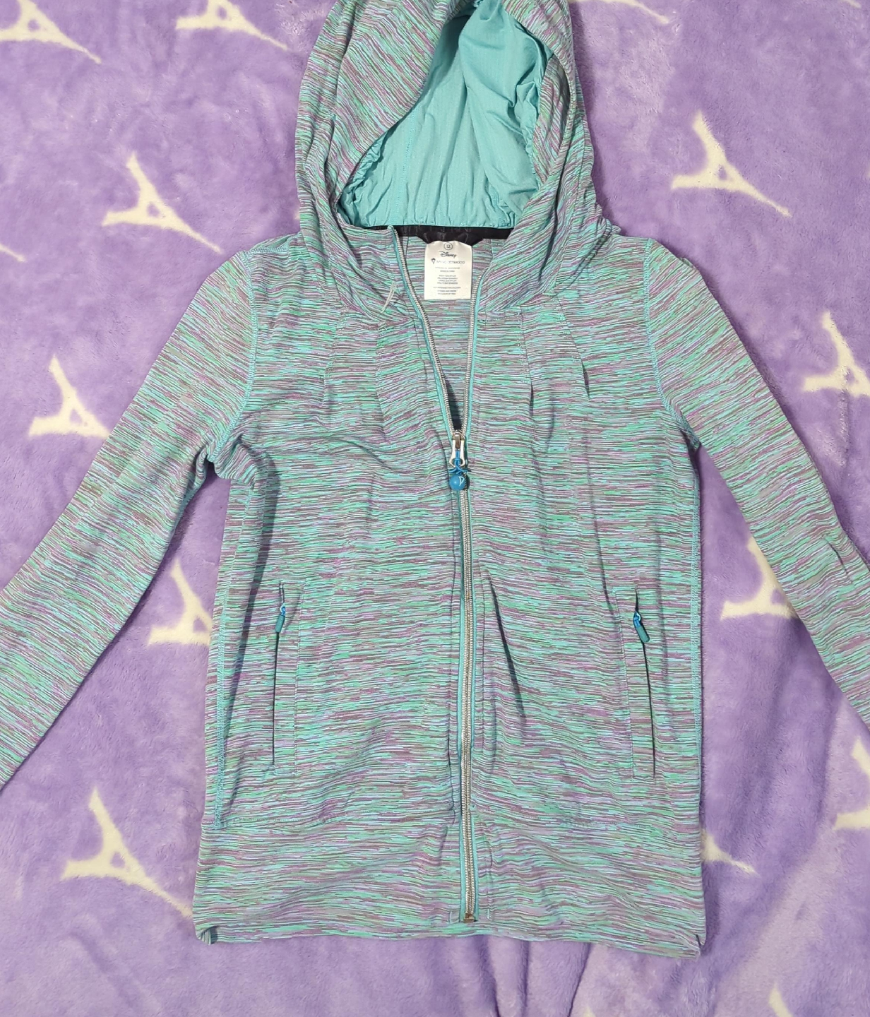 Disney Yoga Friends Zip-Up Hoodie - Size 12 thumbnail