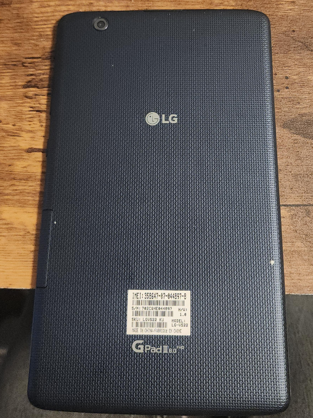 LG G Pad III 8.0 Tablet - Model LG-V522