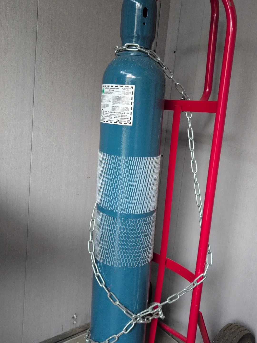 Argon Compressed Gas Cylinder