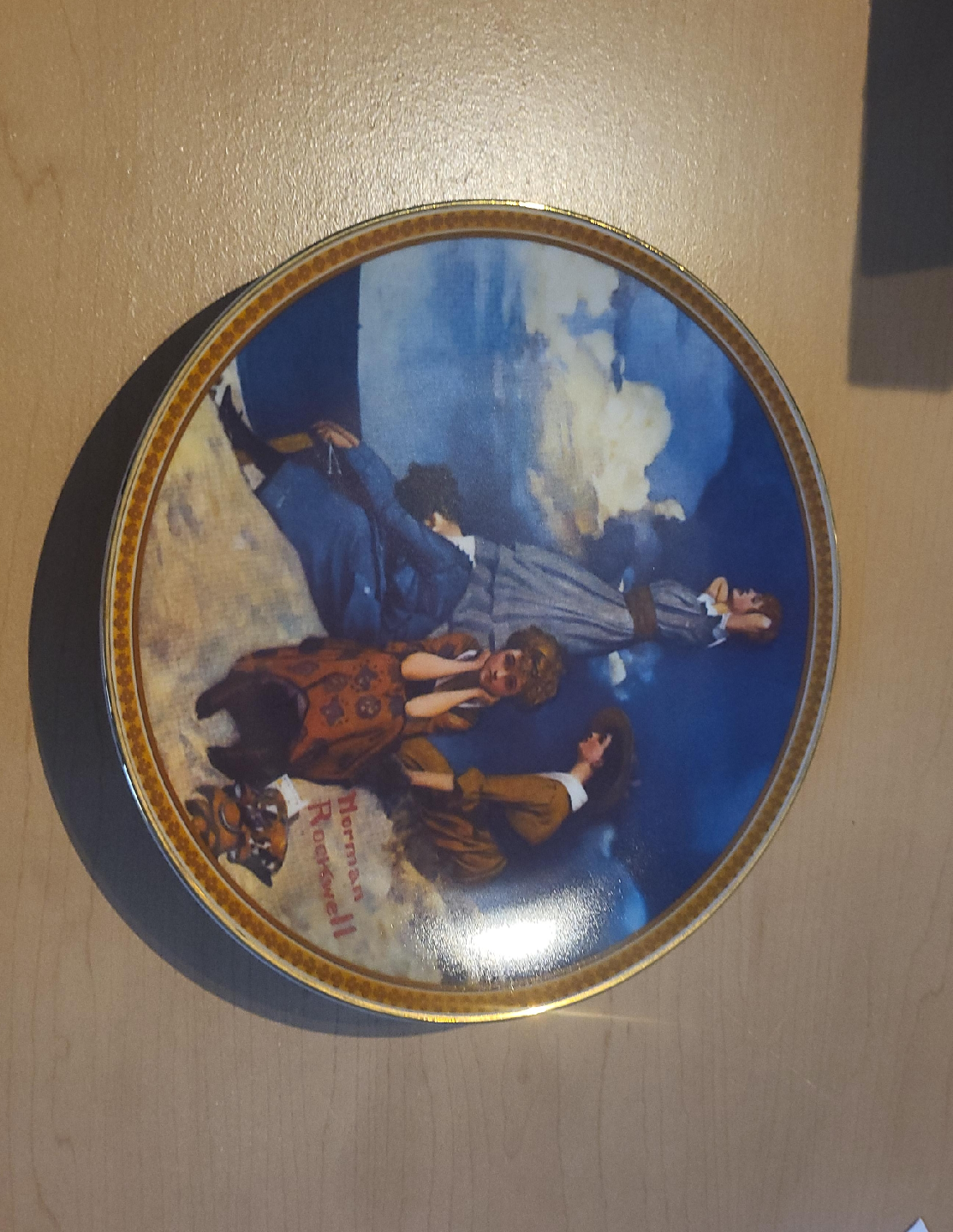Norman Rockwell Collector Plate thumbnail