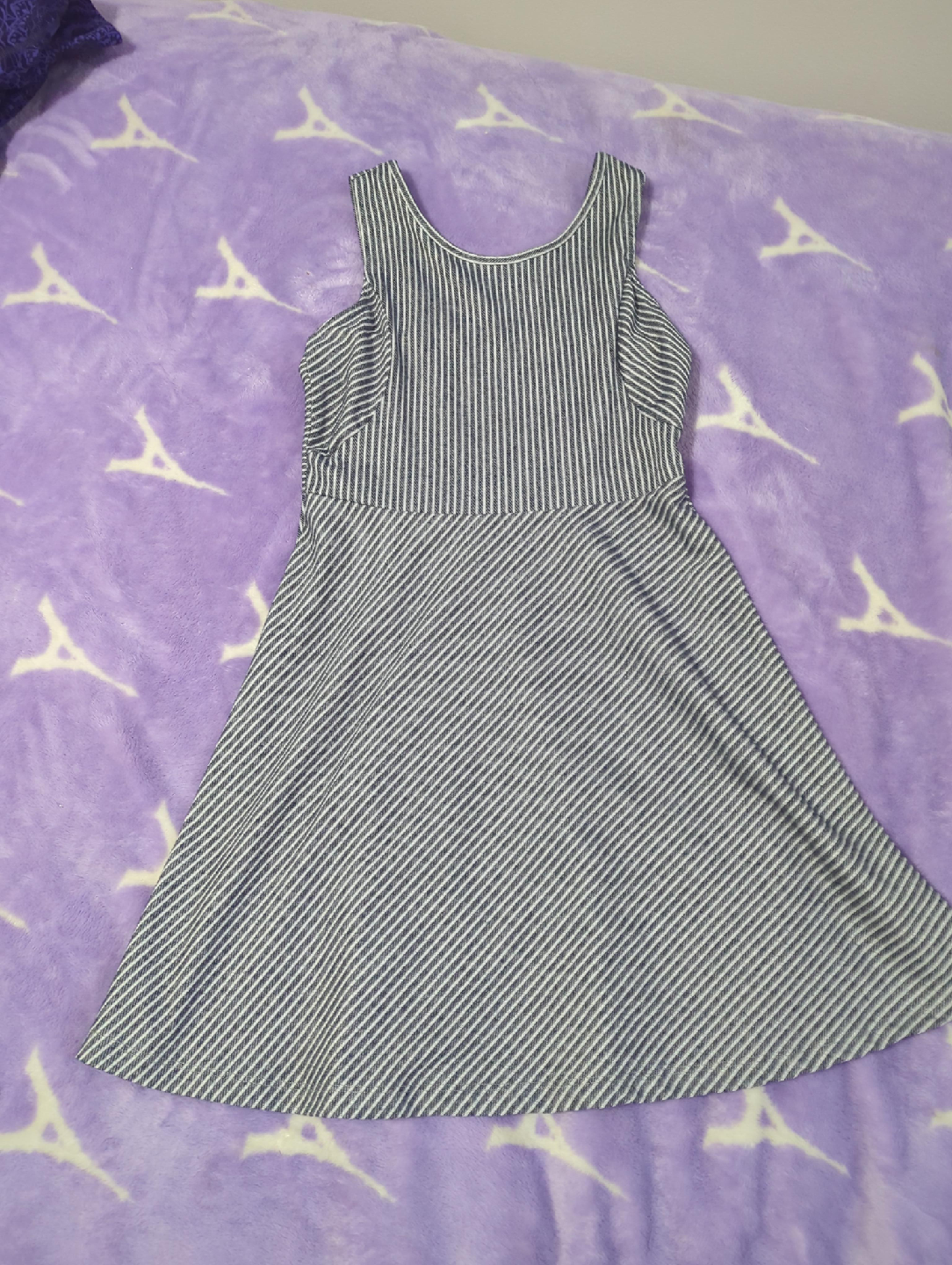 Striped Sleeveless Dress thumbnail