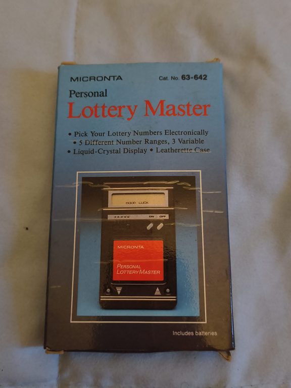 Micronta Personal Lottery Master - Vintage! thumbnail