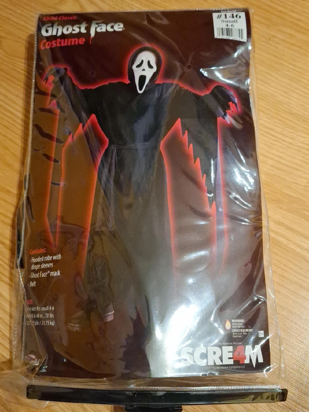 Ghost Face Costume - Child Classic - Size Small (4-6) thumbnail