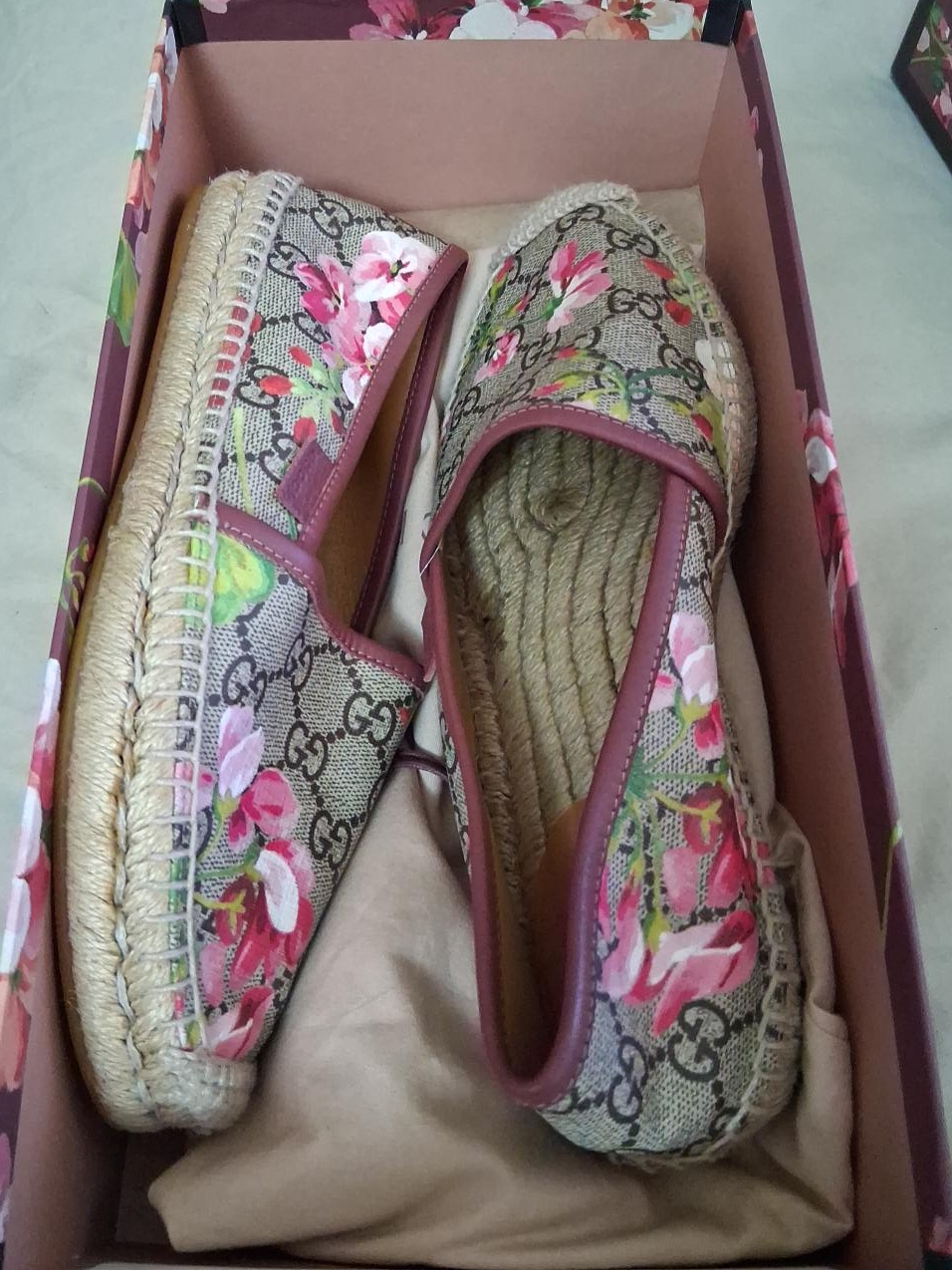 Gucci Floral Espadrilles - Size 37 thumbnail