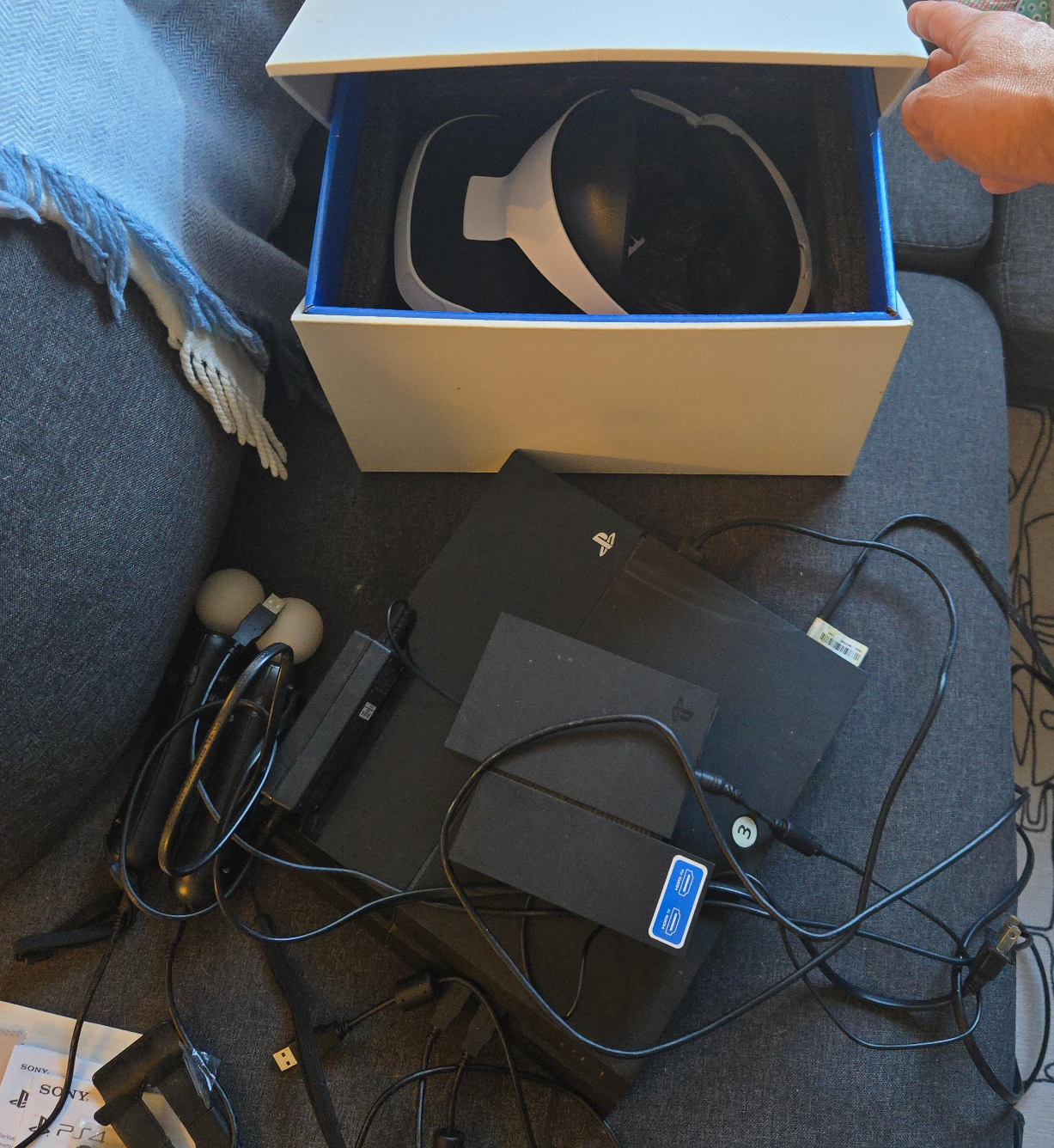Sony PlayStation VR Headset and PS4 Console Bundle