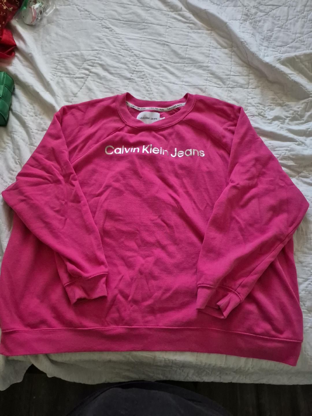 Calvin Klein Jeans Pink Sweatshirt thumbnail