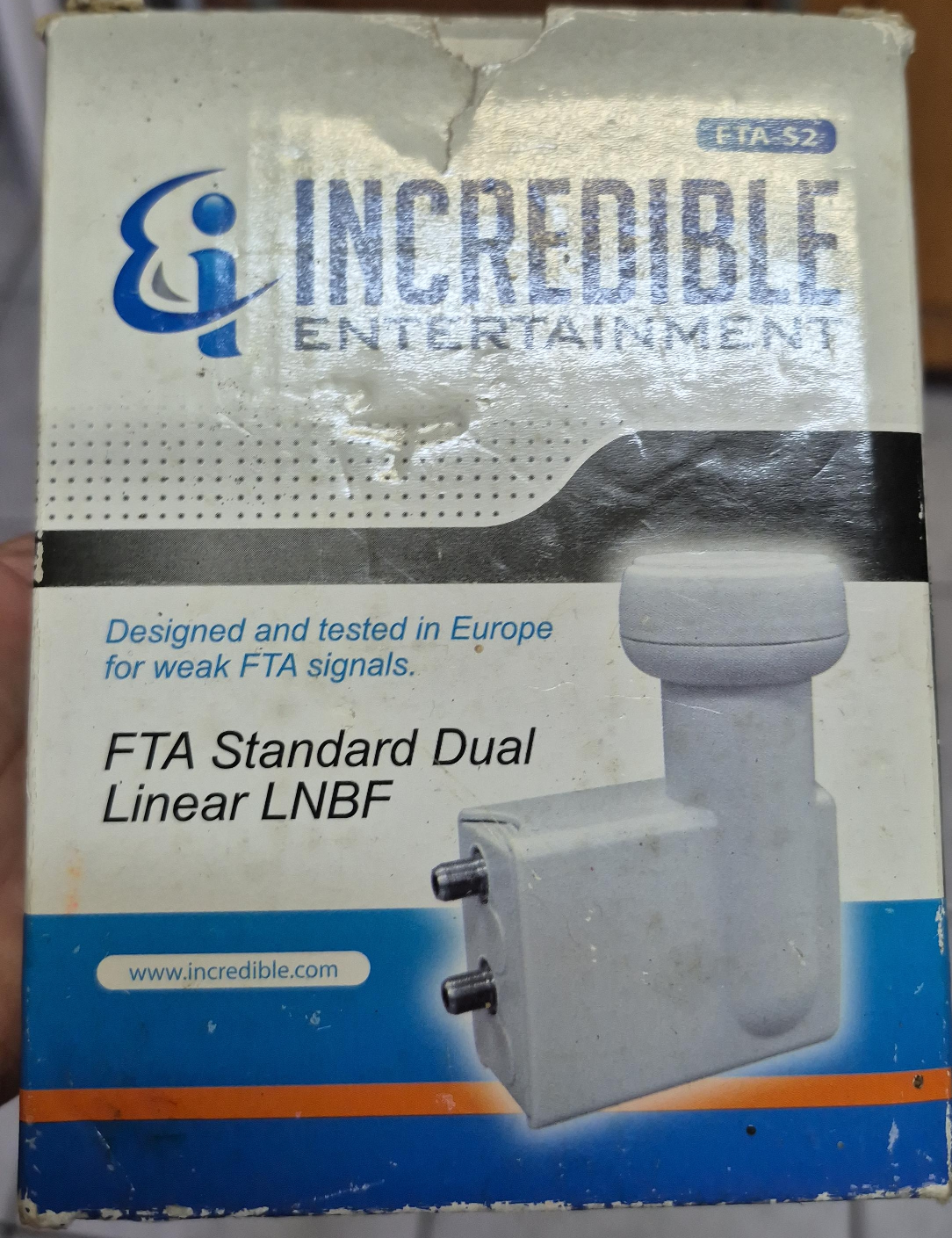 Incredible Entertainment FTA Standard Dual Linear LNB thumbnail