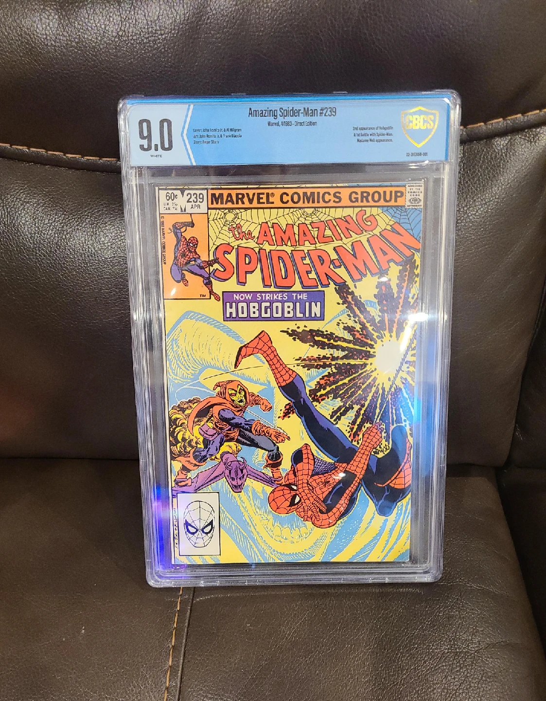 Amazing Spider-Man #239, Marvel Comics, CBCS 9.0 image indicator(1)