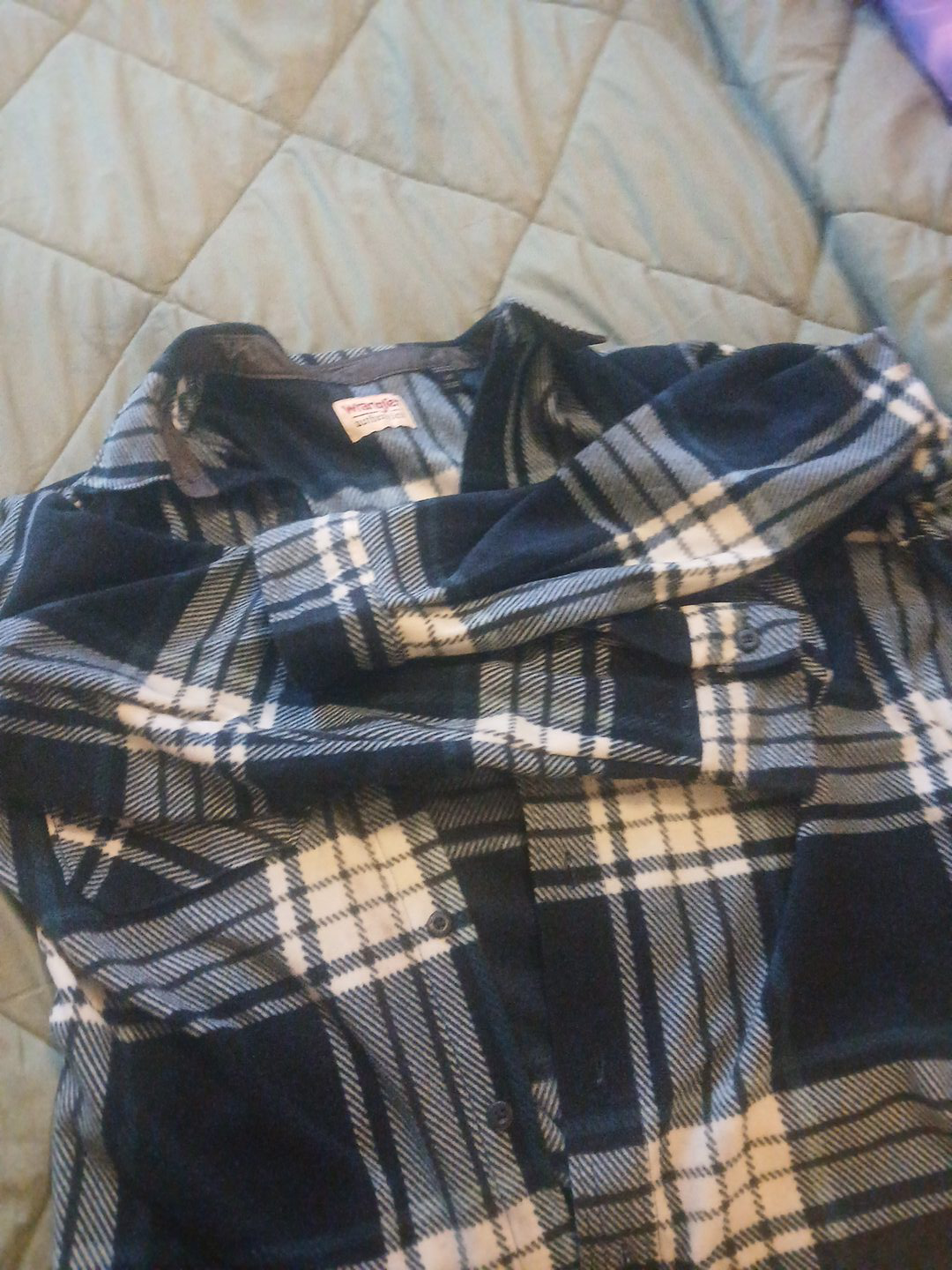 Wrangler Plaid Flannel Shirt thumbnail