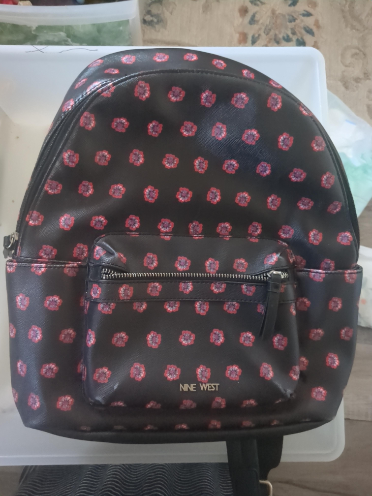 Nine West Floral Print Backpack image indicator(1)
