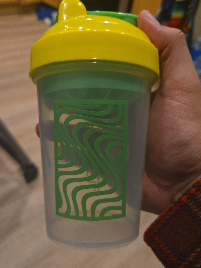 Shaker Cup - Yellow/Green- *NEW* thumbnail