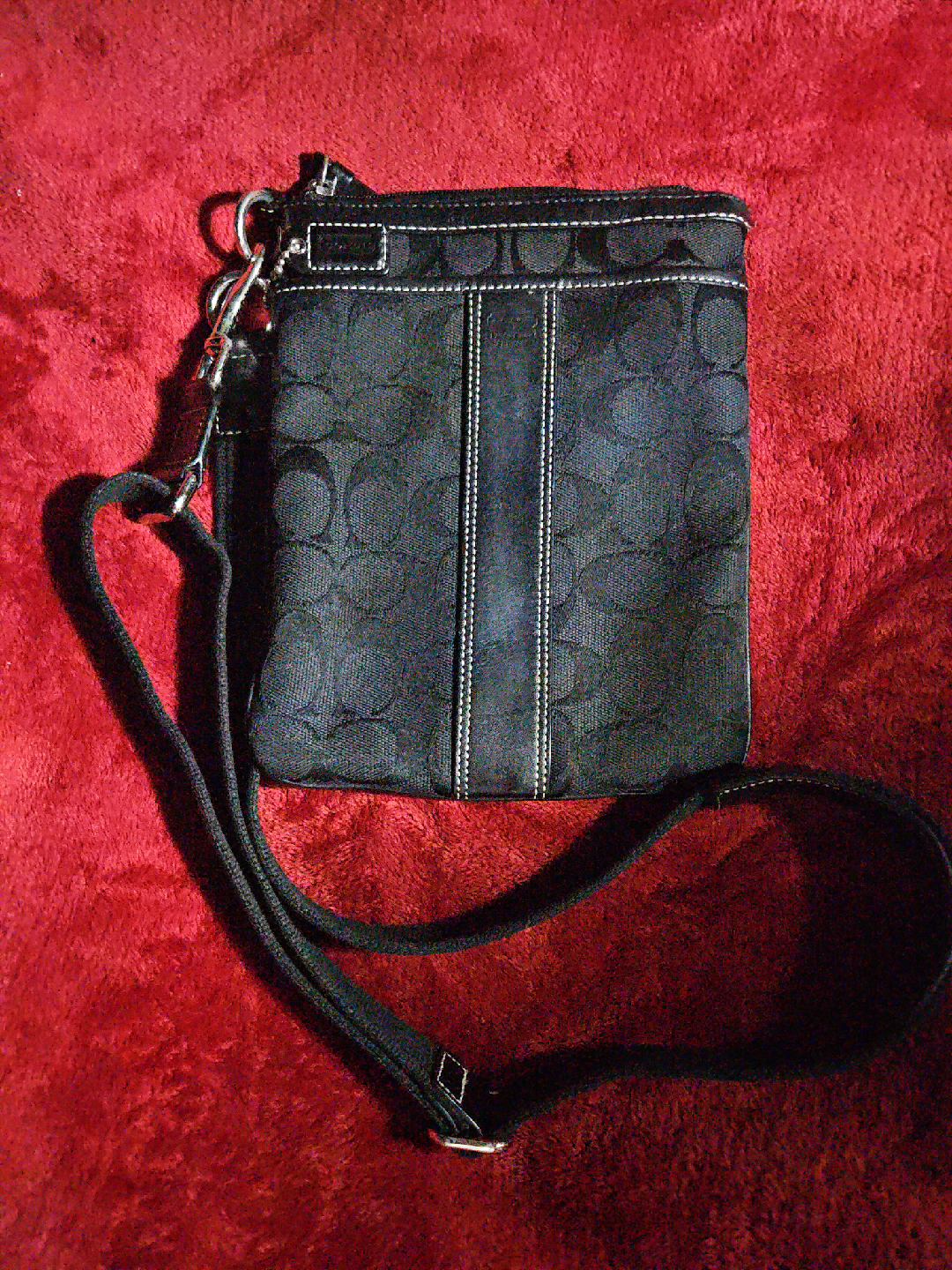 Coach Black Crossbody Sling Bag thumbnail
