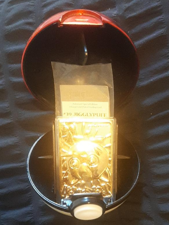 Pokemon #39 Jigglypuff 24K Gold Plated Card thumbnail