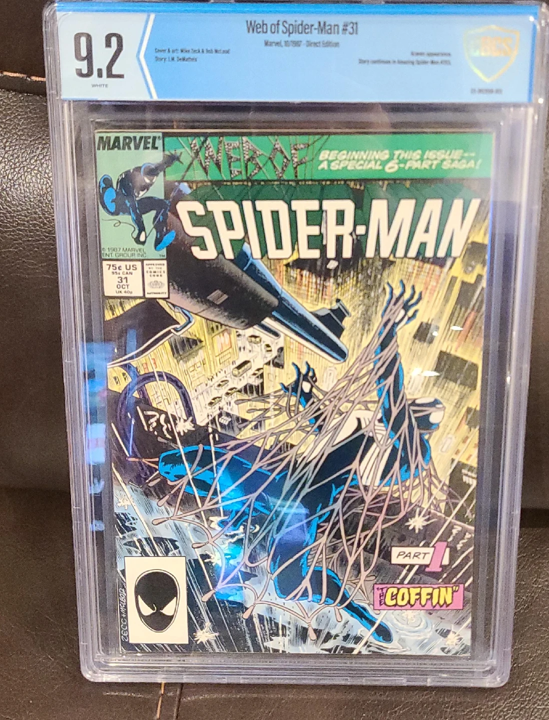 Web of Spider-Man #31 CBCS 9.2 Comic Book thumbnail
