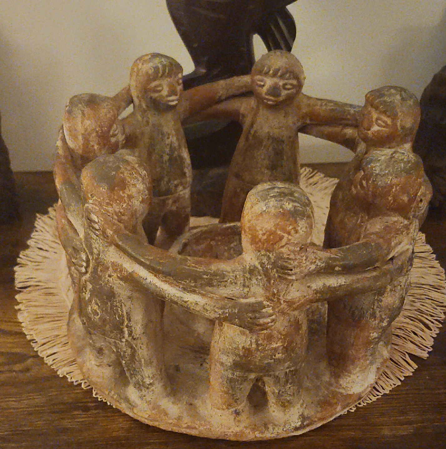 Handmade Ceramic Figurine - Children Dancing in Circle