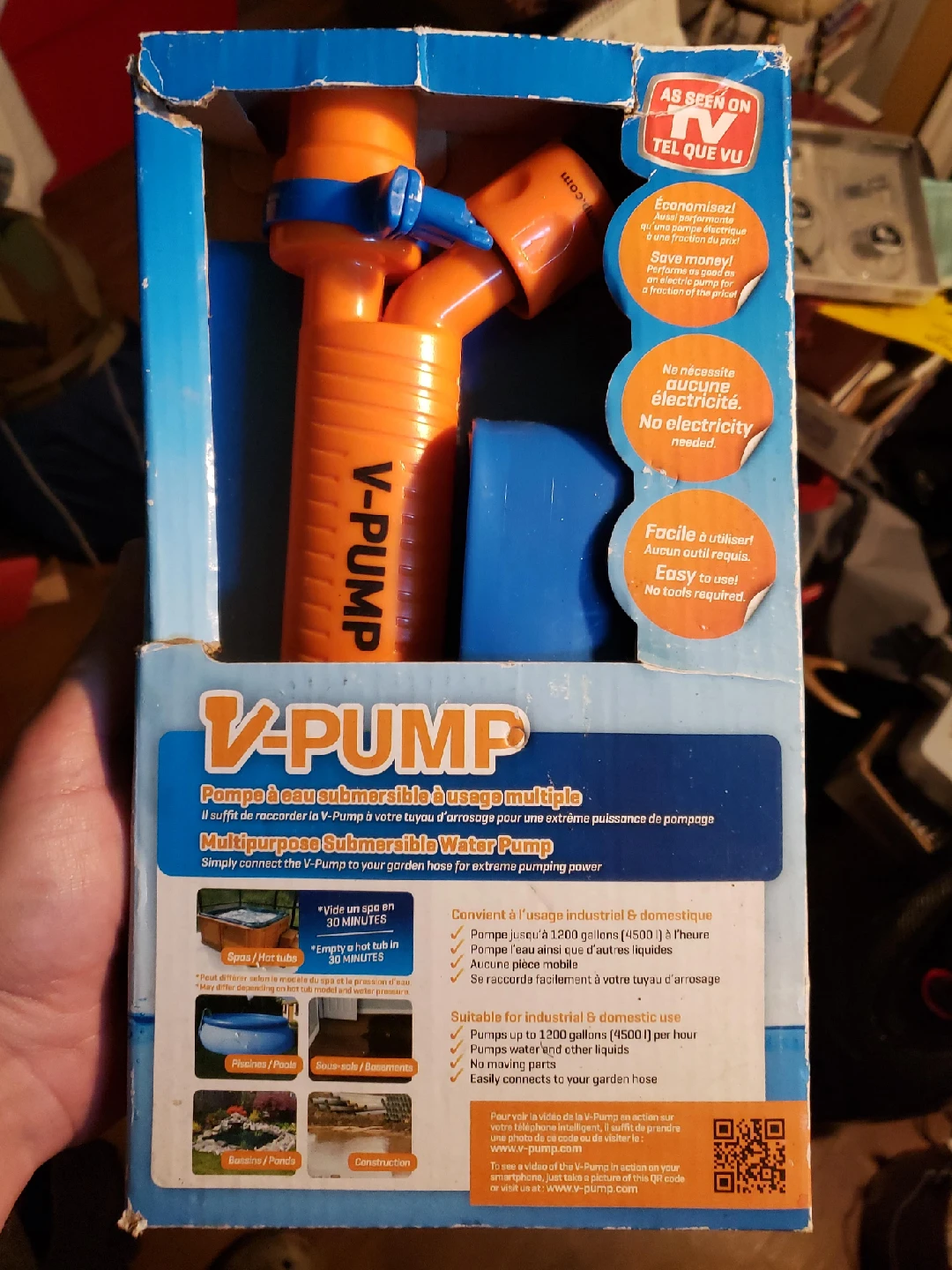 V-Pump Multipurpose Submersible Water Pump