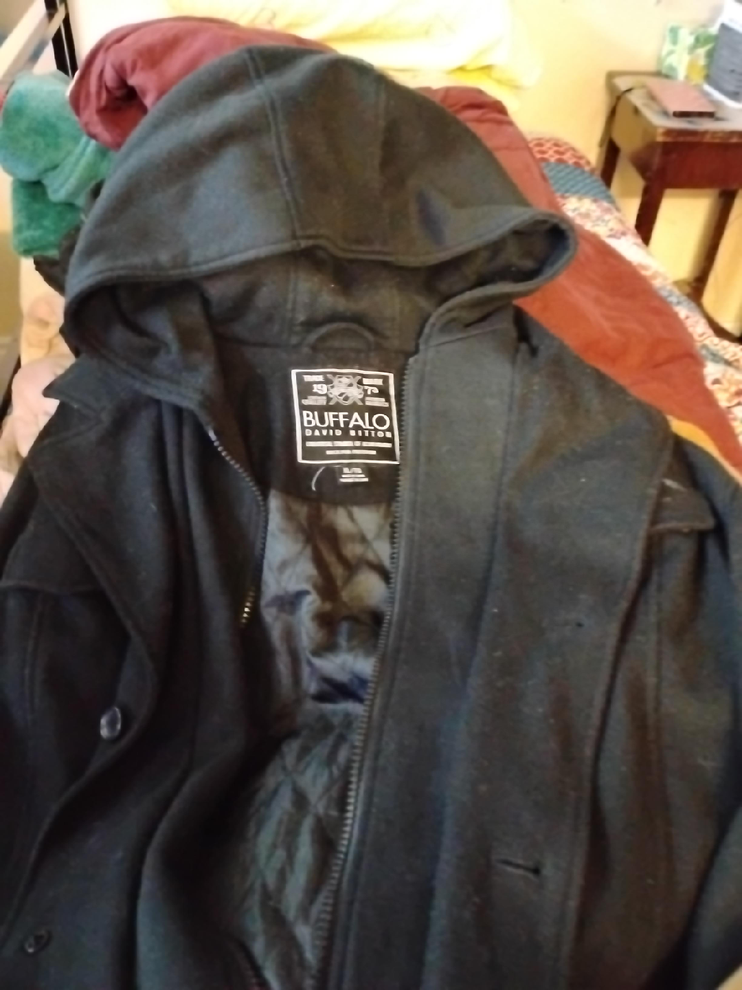 Buffalo David Bitton Black XL/TG Hooded Jacket image indicator(1)