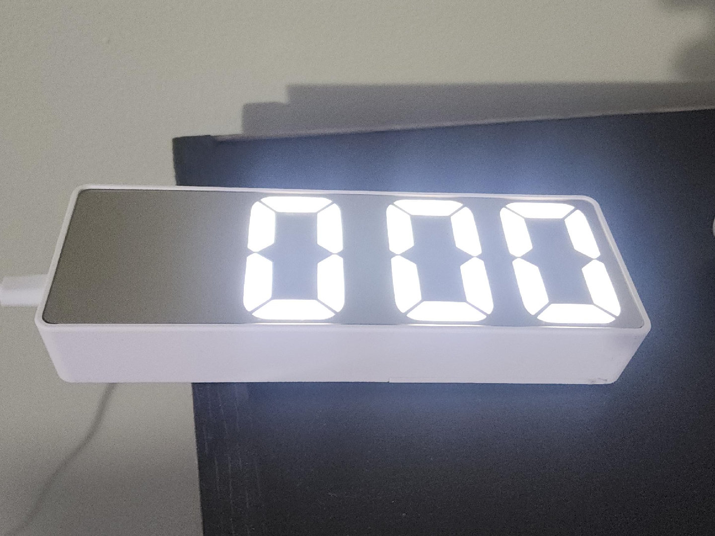 Digital LED Mirror Alarm Clock