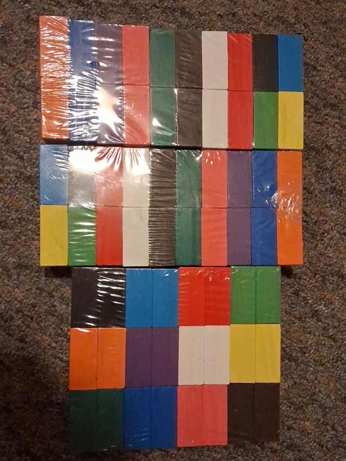 Colorful Dominoes - Brand New