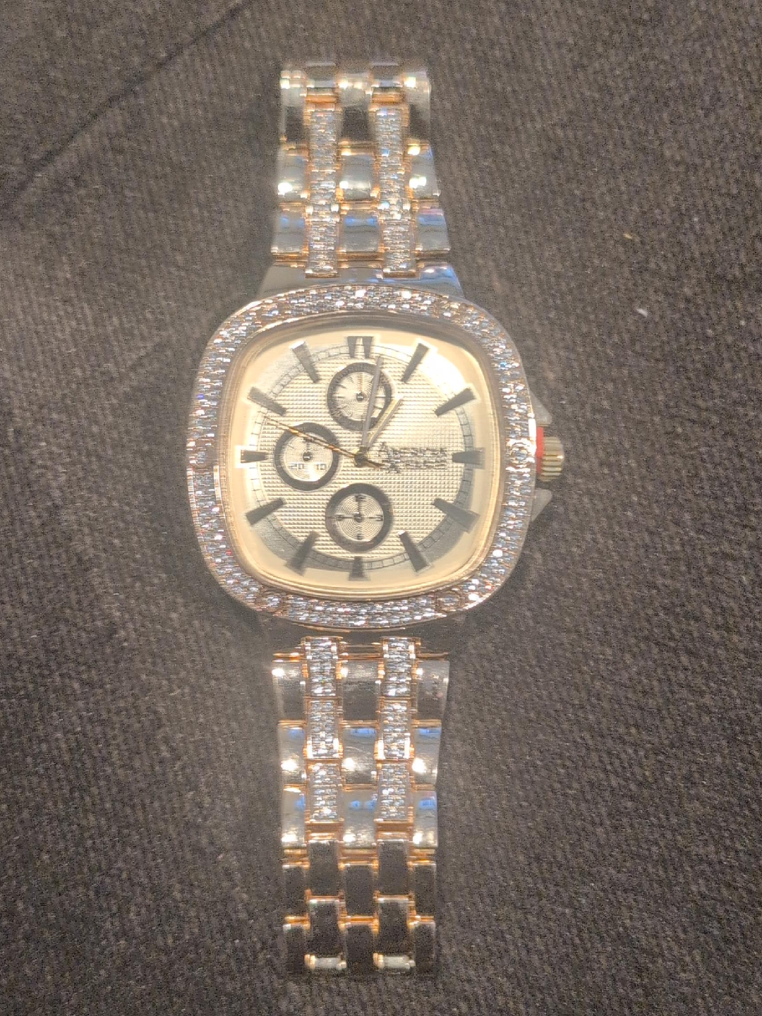 August Steiner Diamond Accented Watch thumbnail