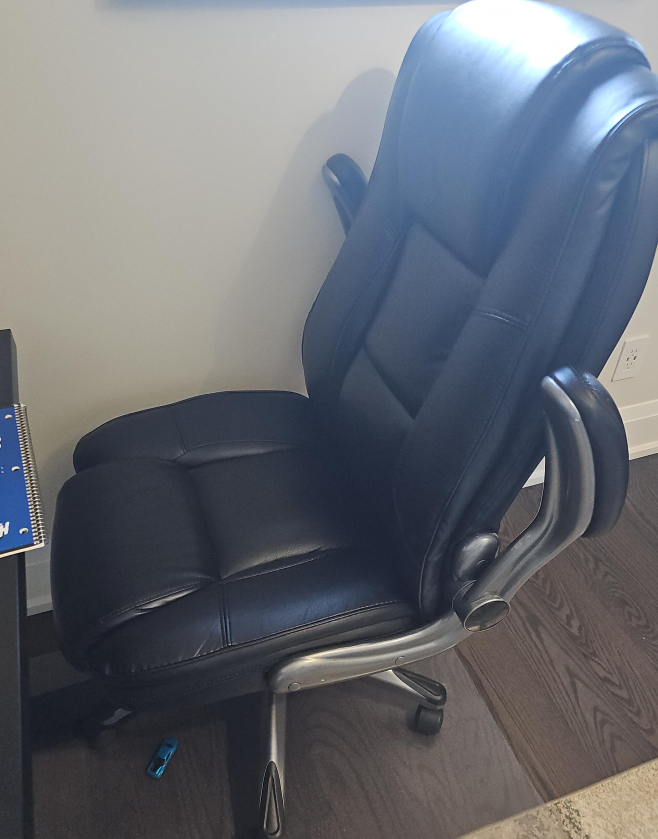 Black Leather Office Chair