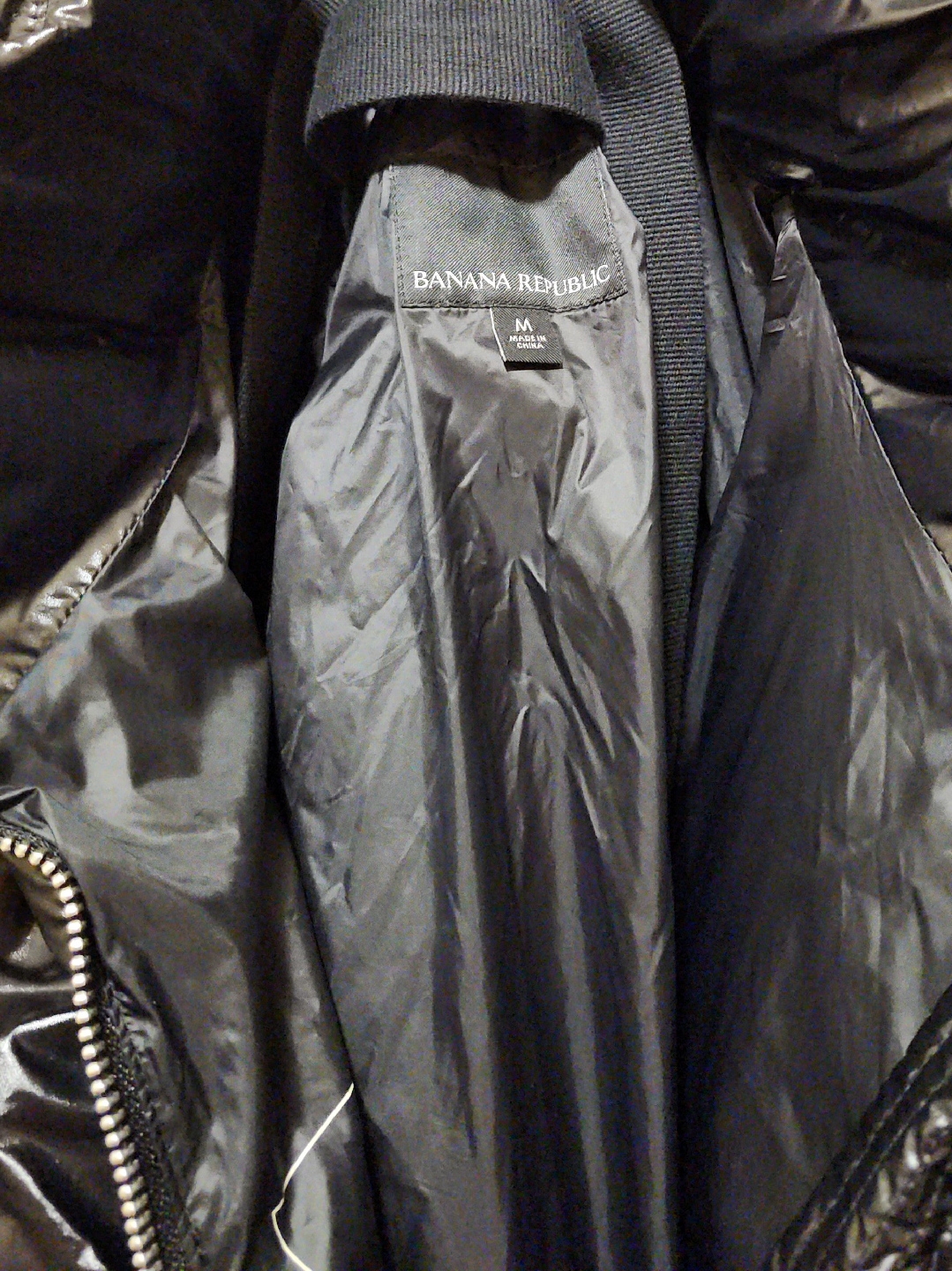 Banana Republic Black Puffer Jacket
