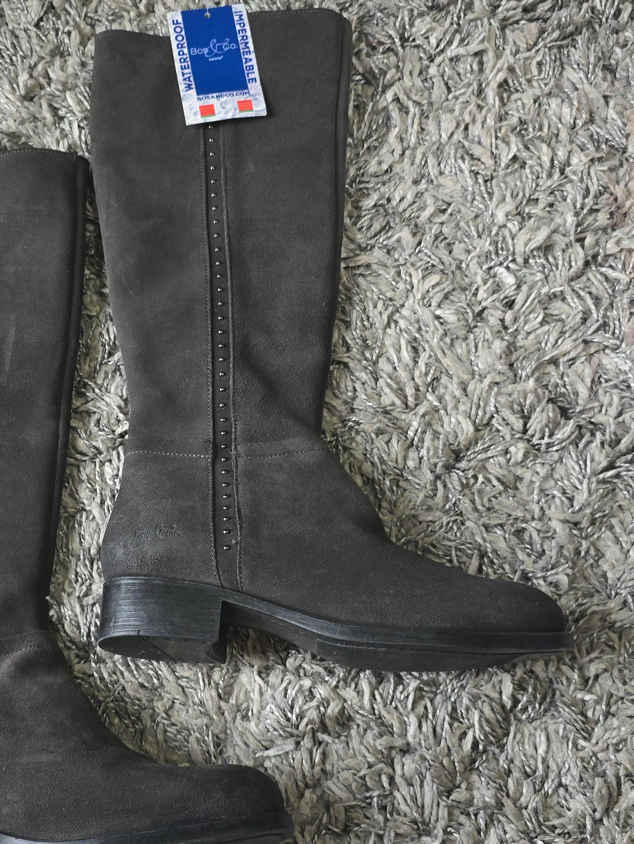 Bos & Co Waterproof Suede Boots - Size 7 thumbnail