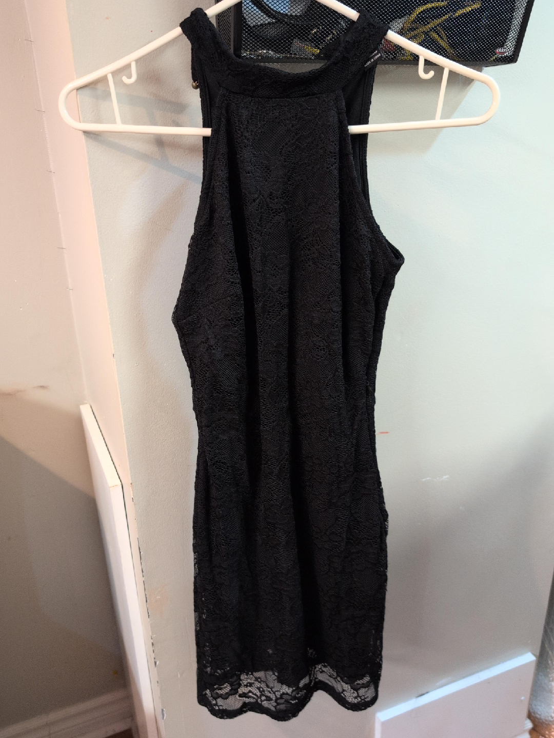 Black Lace Mini Dress thumbnail