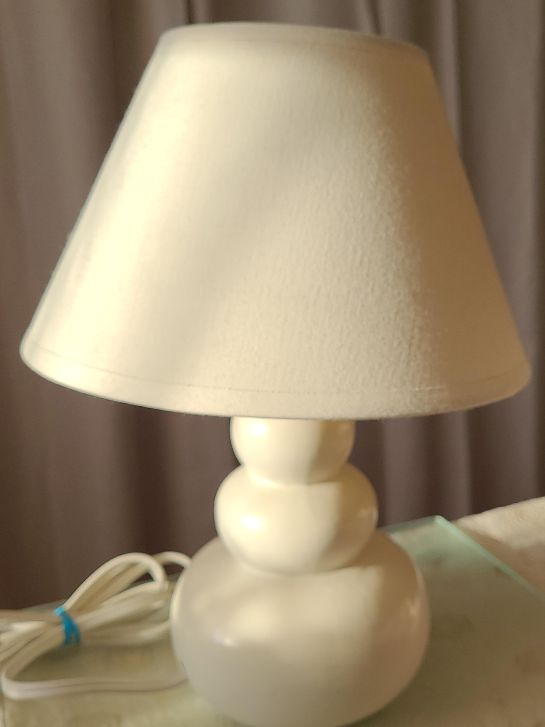 Table Lamp - Cream Colour thumbnail