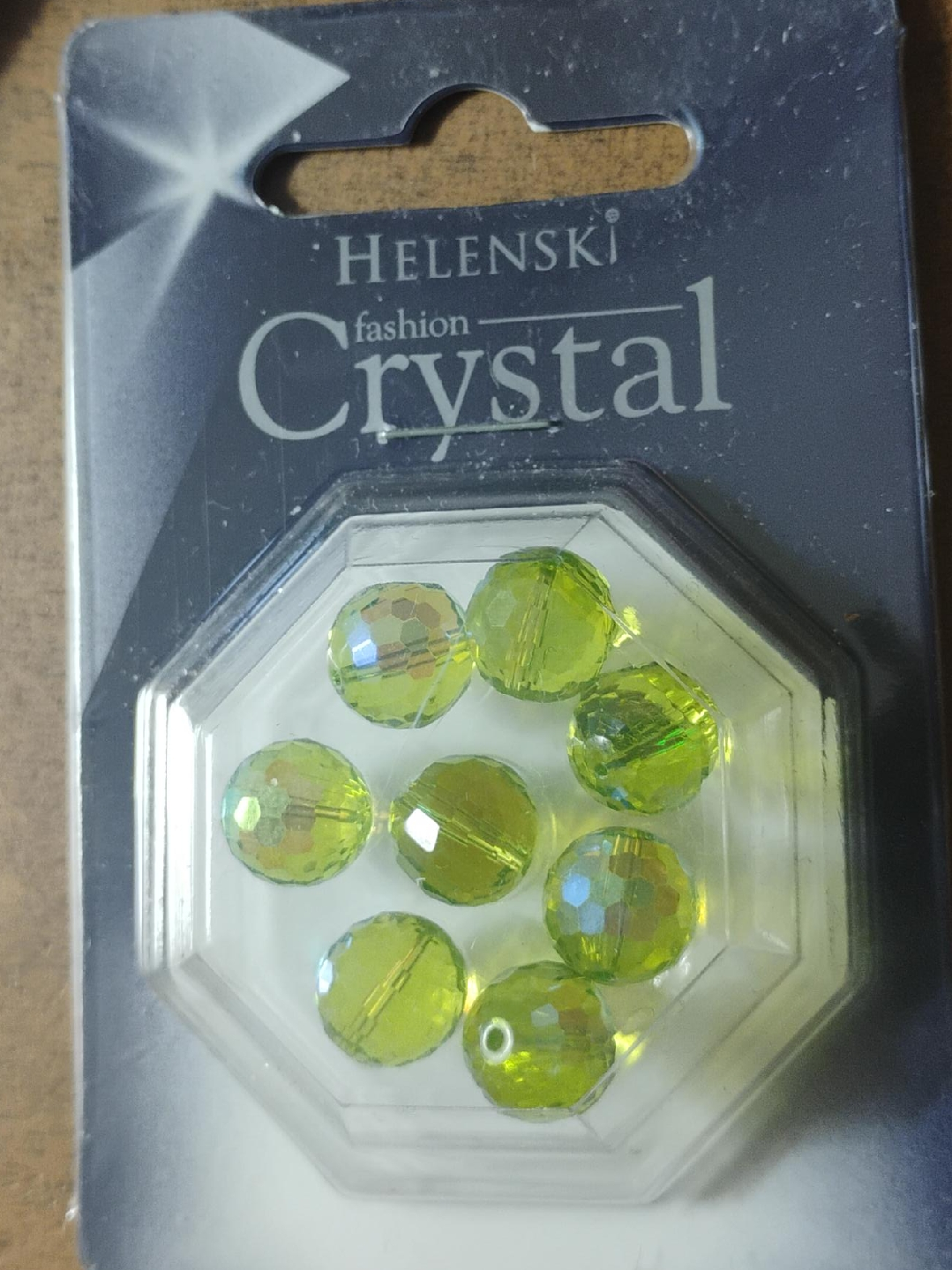 Helenski Fashion Crystal Beads, Green